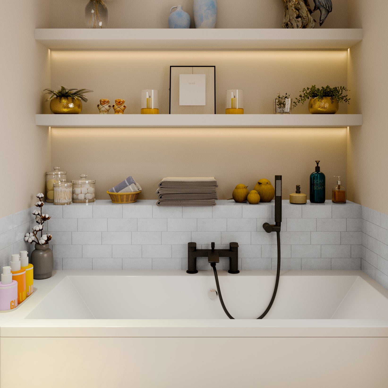 Cascade Bath Shower Mixer Tap