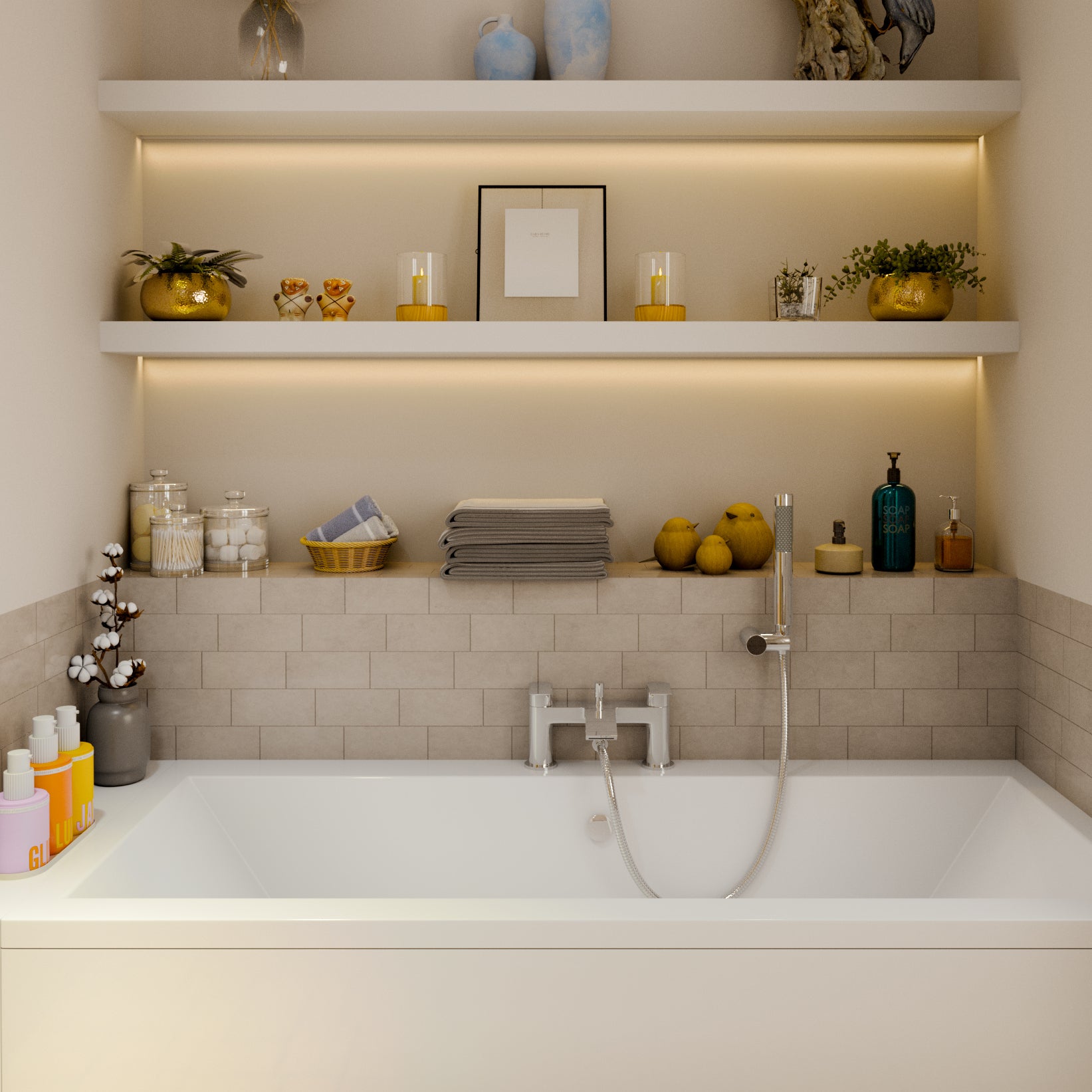 Cascade Bath Shower Mixer Tap