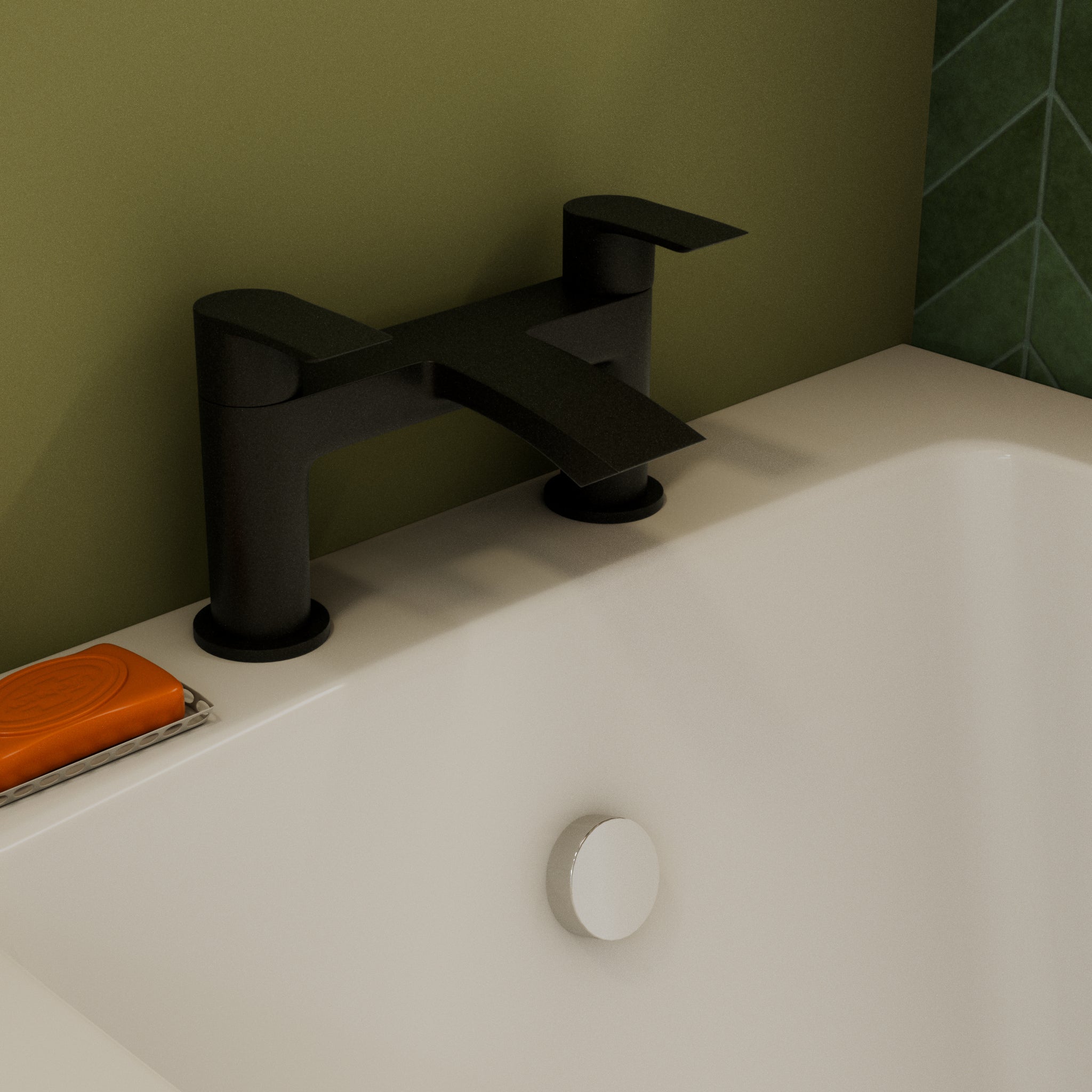 Cascade Deck Mounted Bath Filler Tap