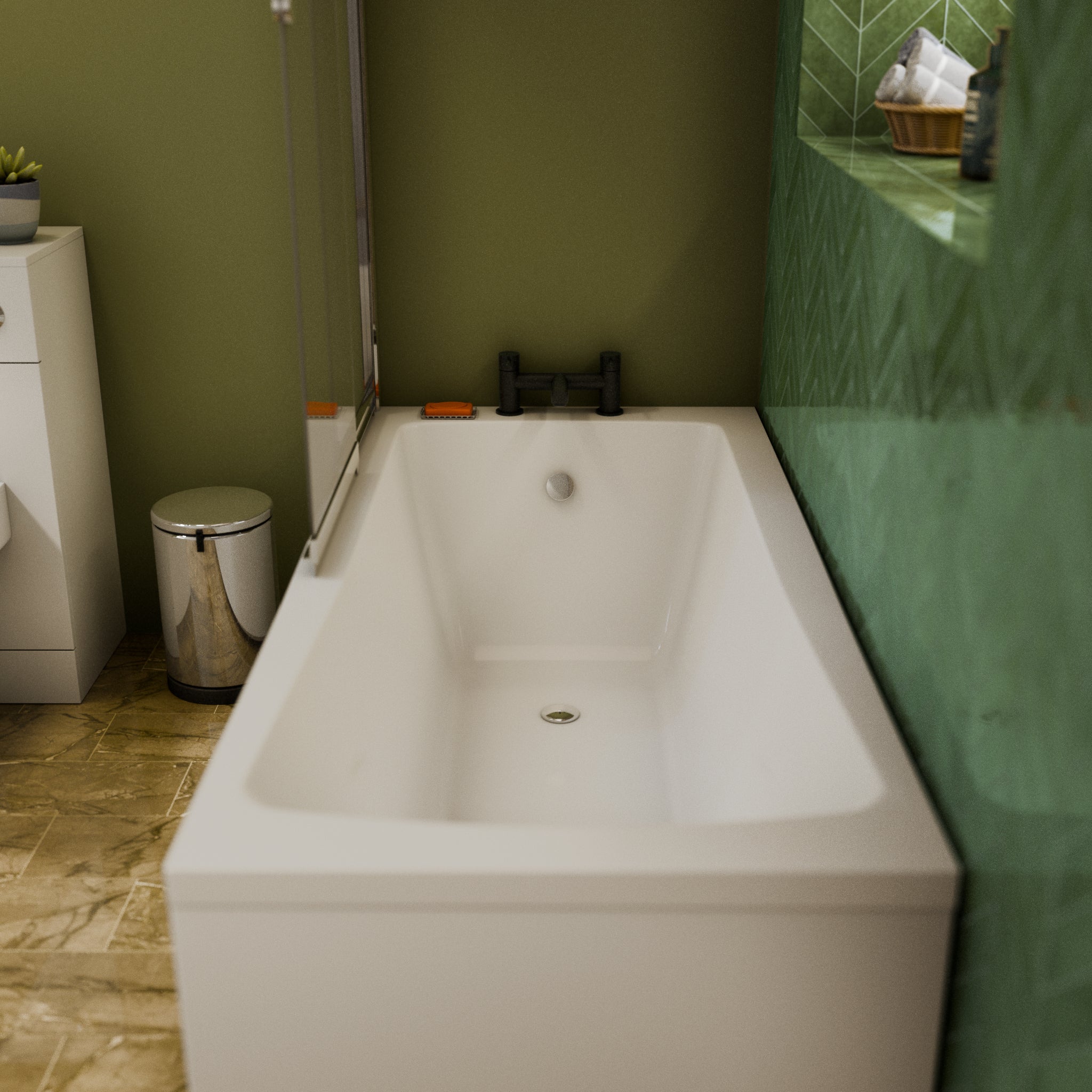Delta Round Bath Filler Mixer Tap