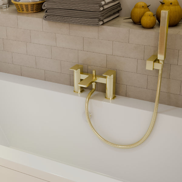 Lagoon Soft Square Bath Shower Mixer Tap