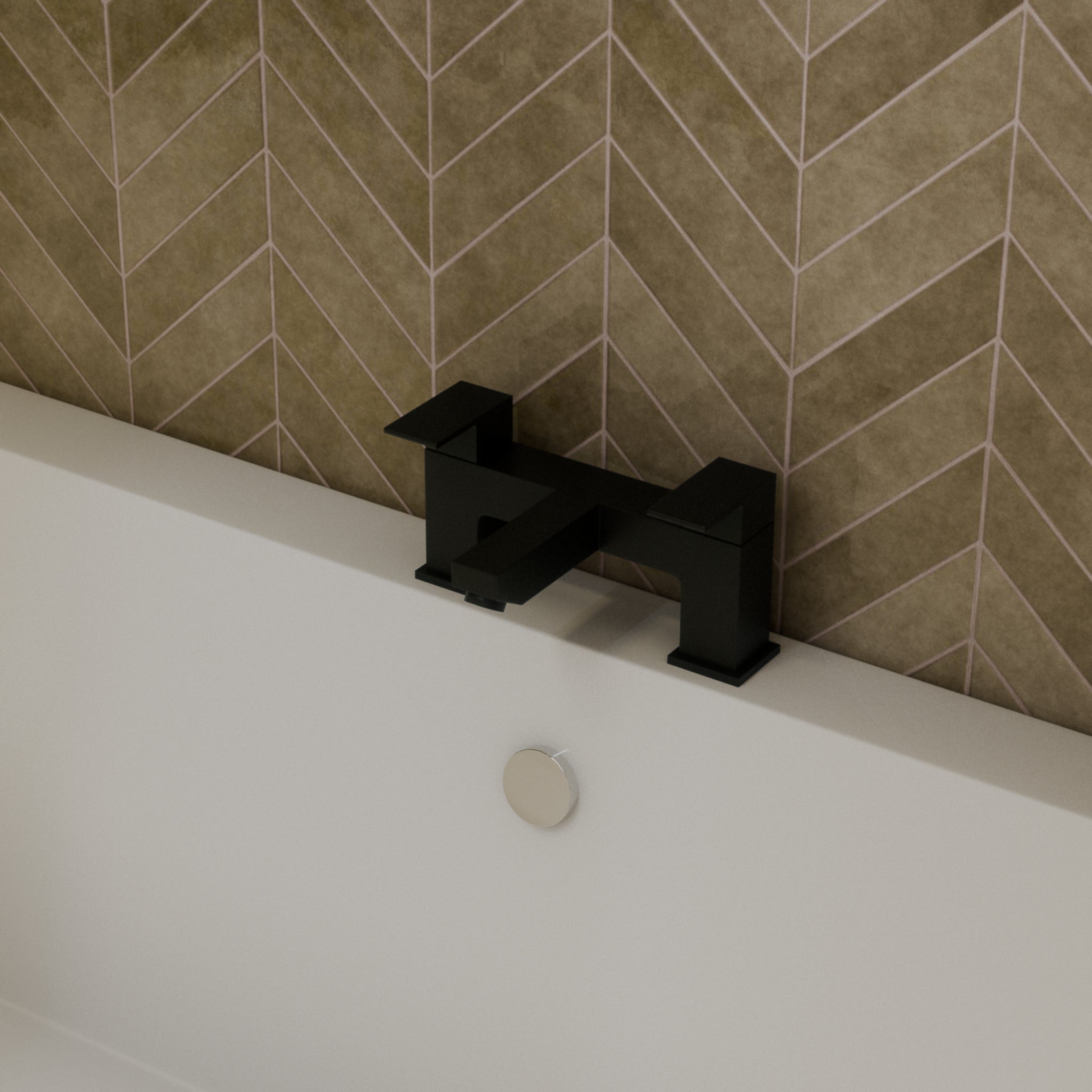 Mist Square Bath Filler Tap