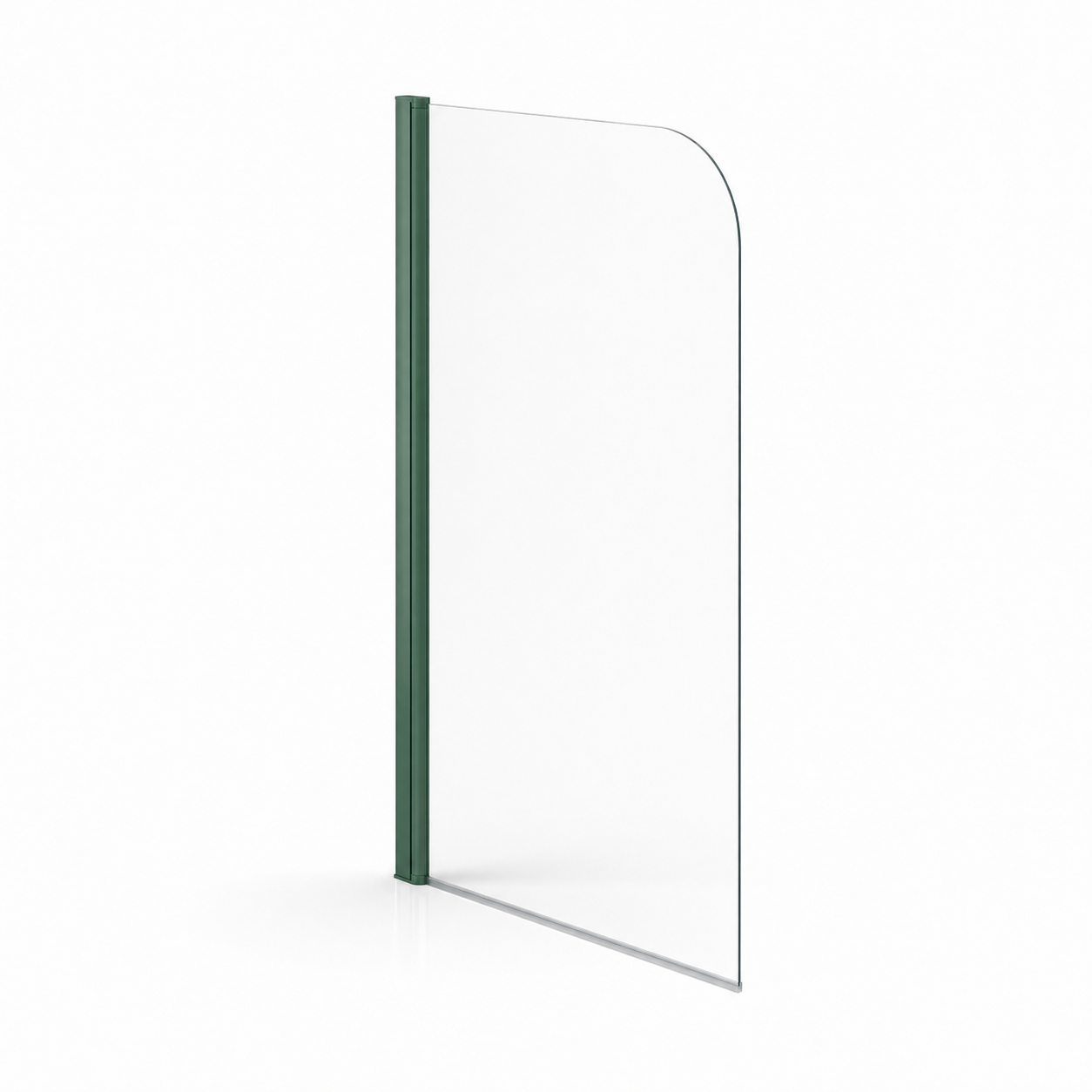 Curved Pivot Bath Screen - 1400 x 800mm - Chrome