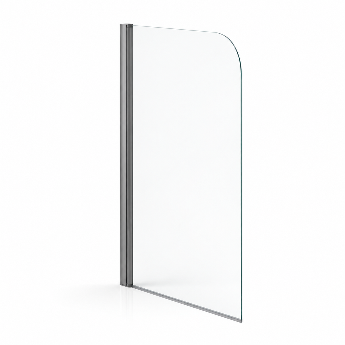Luxur 6mm Glass Curved Pivot Bath Screen - 1400mm x 800mm