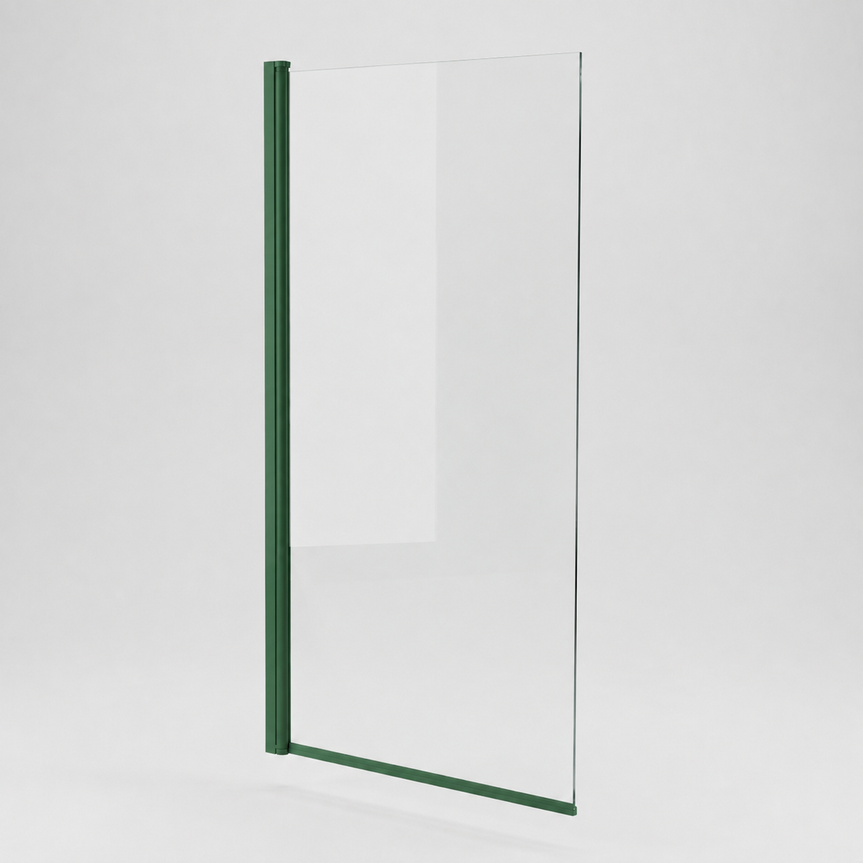 Velora Square Edge 6mm Glass Pivot Bath Screen - 1400mm x 800mm
