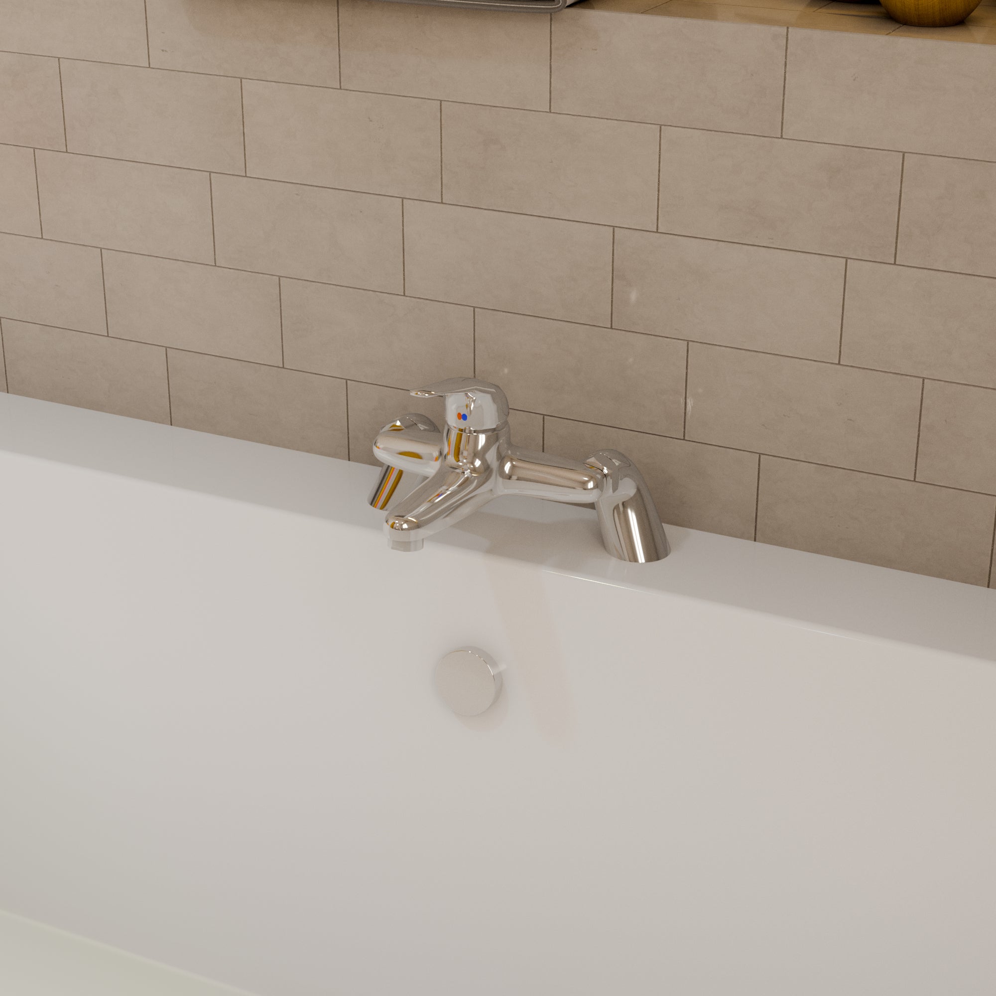 Prima Bath Filler Tap - Chrome