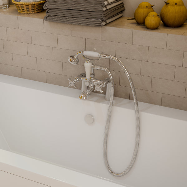 Ripple Traditional Bath Shower Mixer Tap