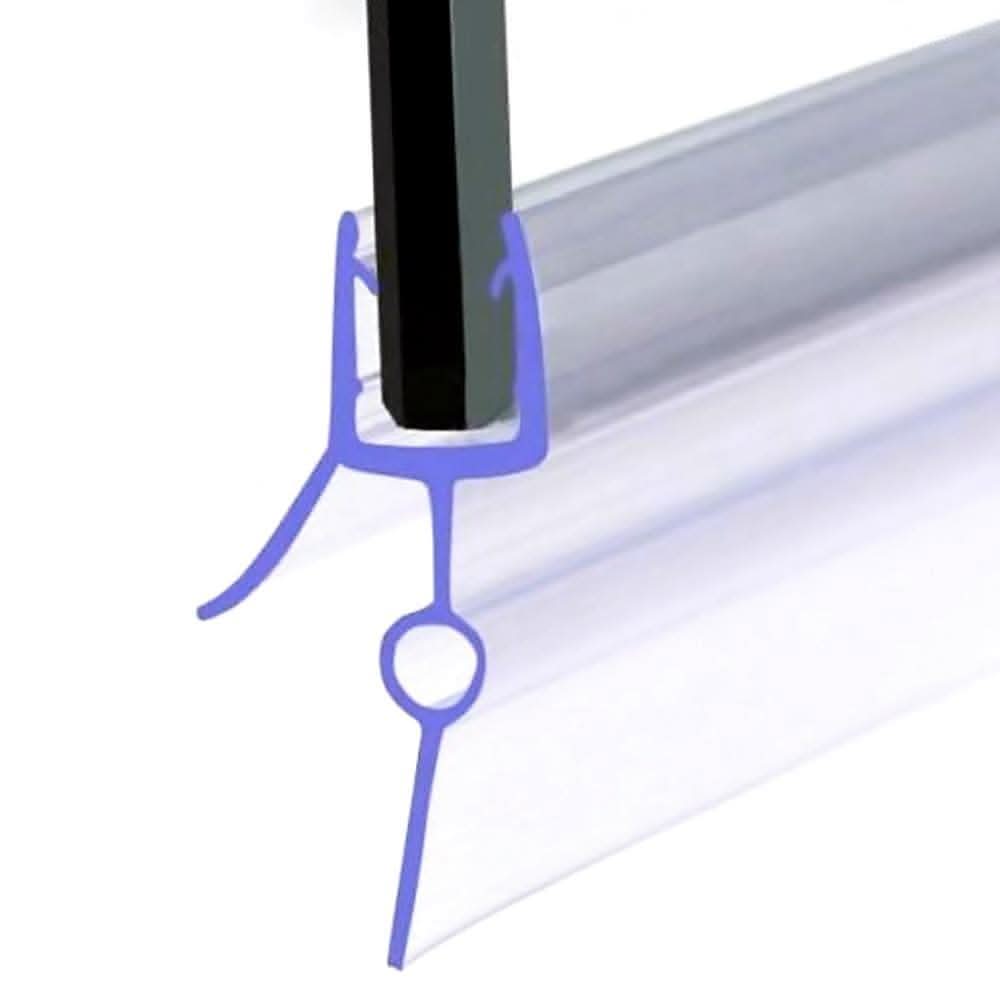 VeeBath For 4-6mm glass, 23mm gap Bath Shower Screen Rubber Seal Strip Glass Thickness 4-6 and 8-10mm Gap 7-23mm