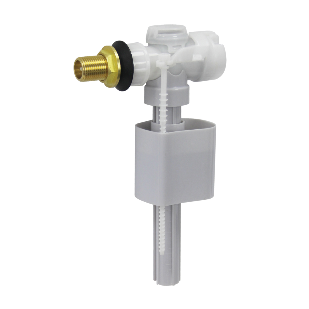 Rio Round Side Entry Inlet Valve - White