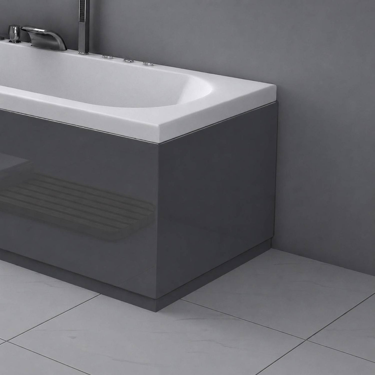 Acubase Waterproof PVC End Bath Panel