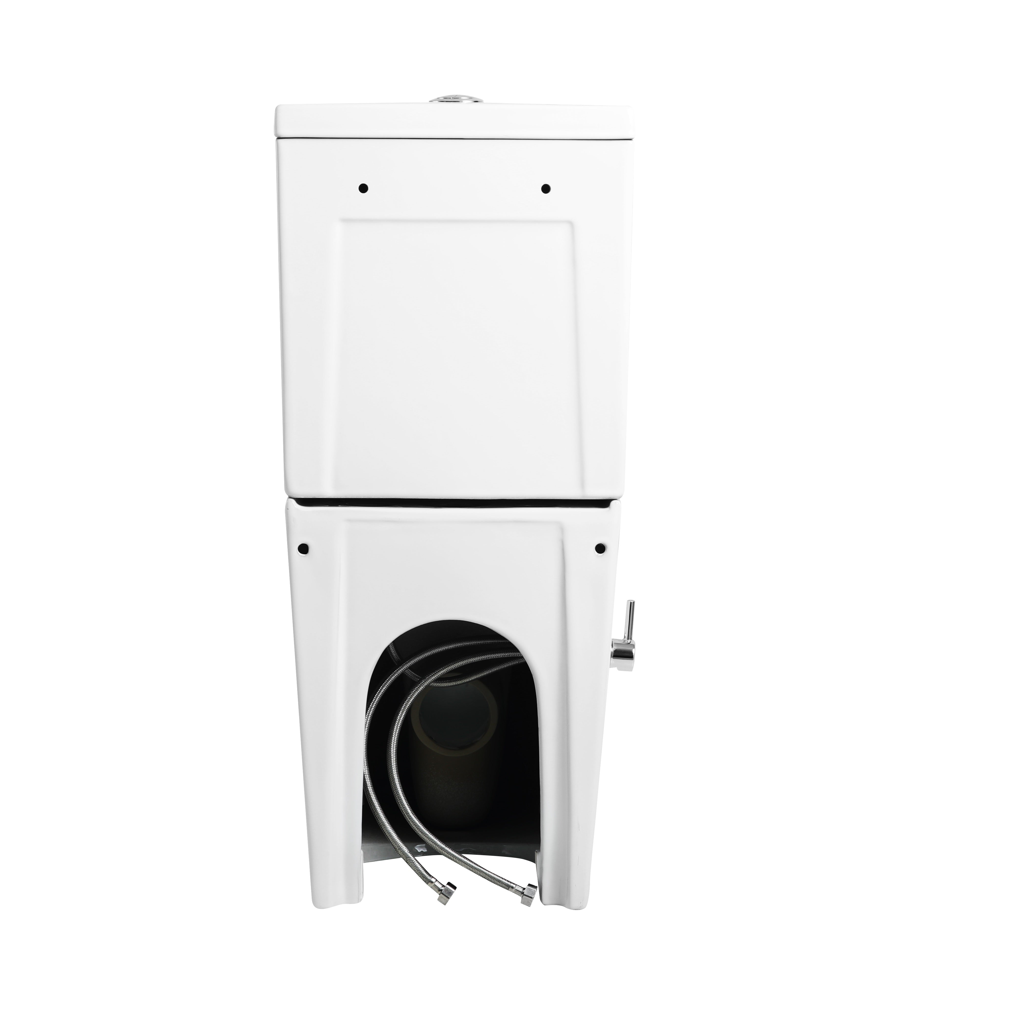 Purity Close Coupled Toilet with Soft Close Urea Luxury Seat, Cistern & Built-in Bidet - White