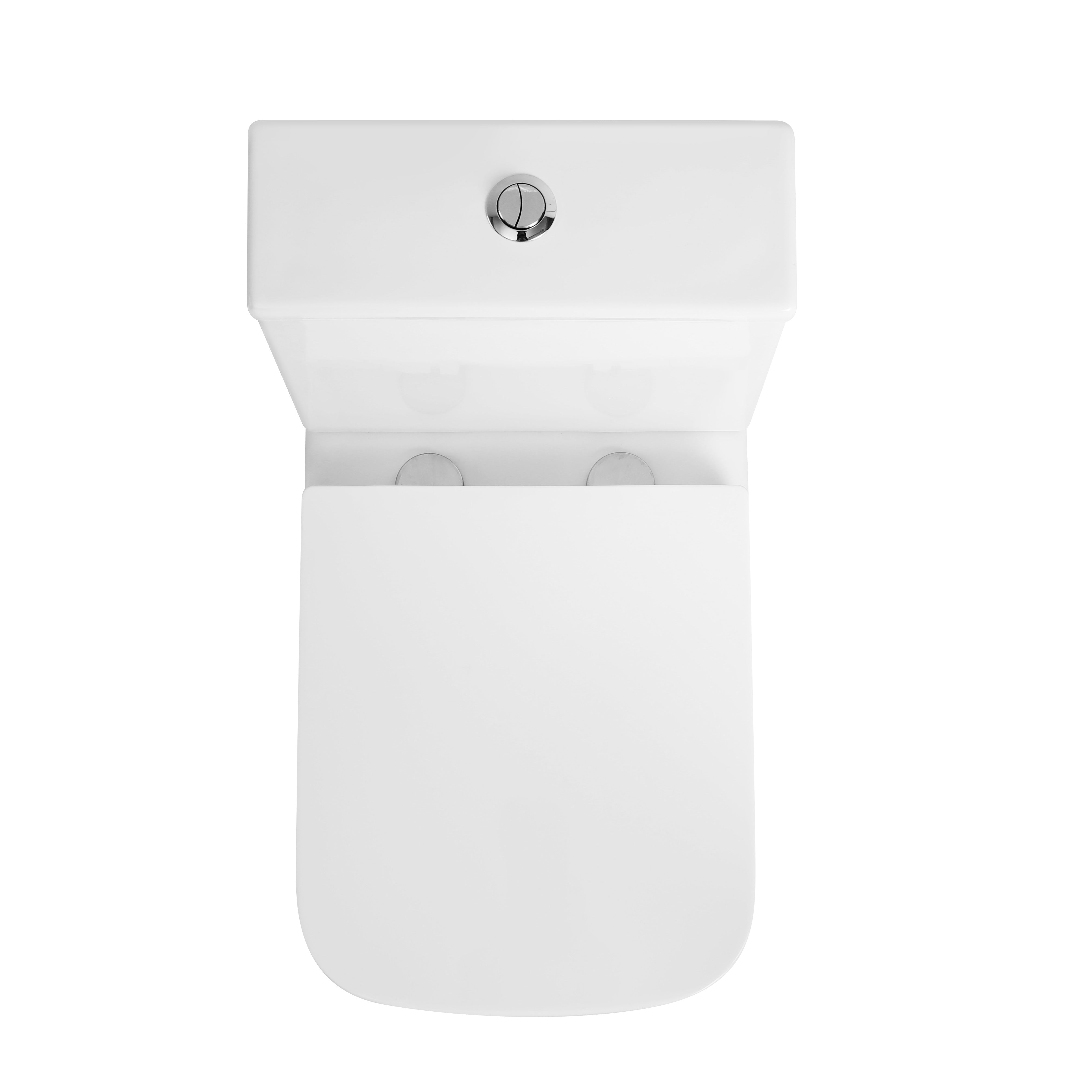 Venice Built-in Bidet Close Coupled Toilet with Cistern & Soft Close Seat Options - White