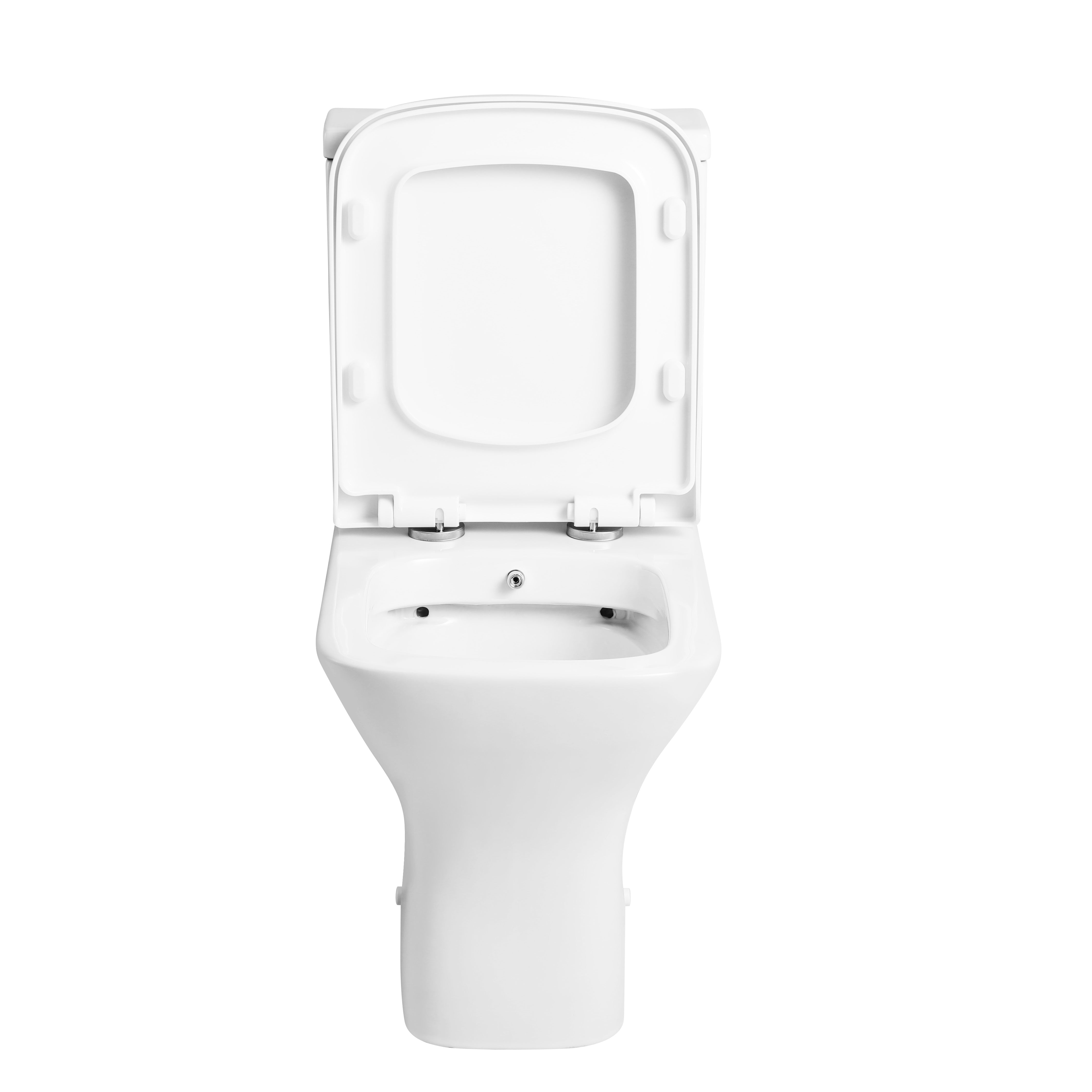 Venice Built-in Bidet Close Coupled Toilet with Cistern & Soft Close Seat Options - White