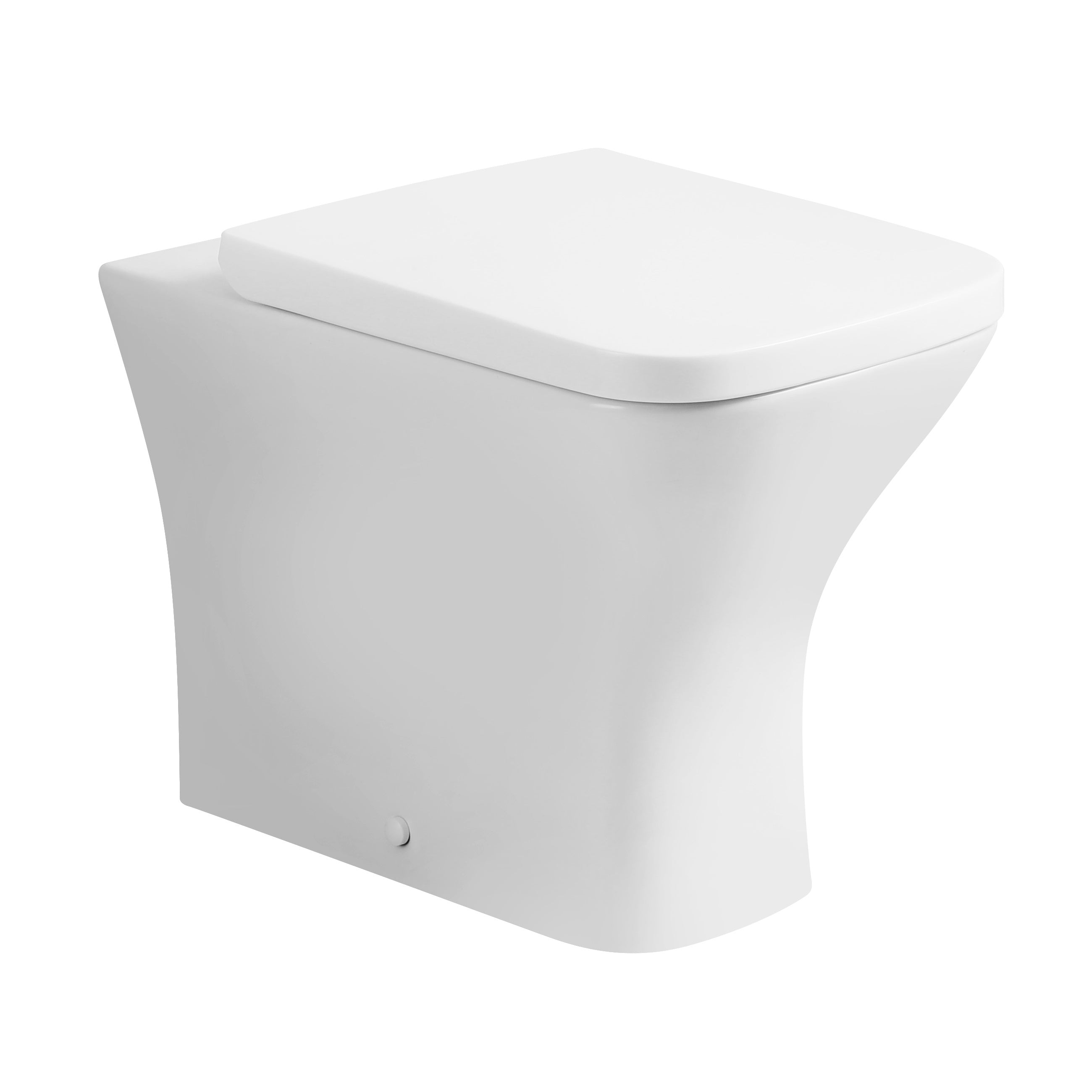 Venice Rimless Back to wall Toilet With Soft Close Seat Options & fixing Kit - White