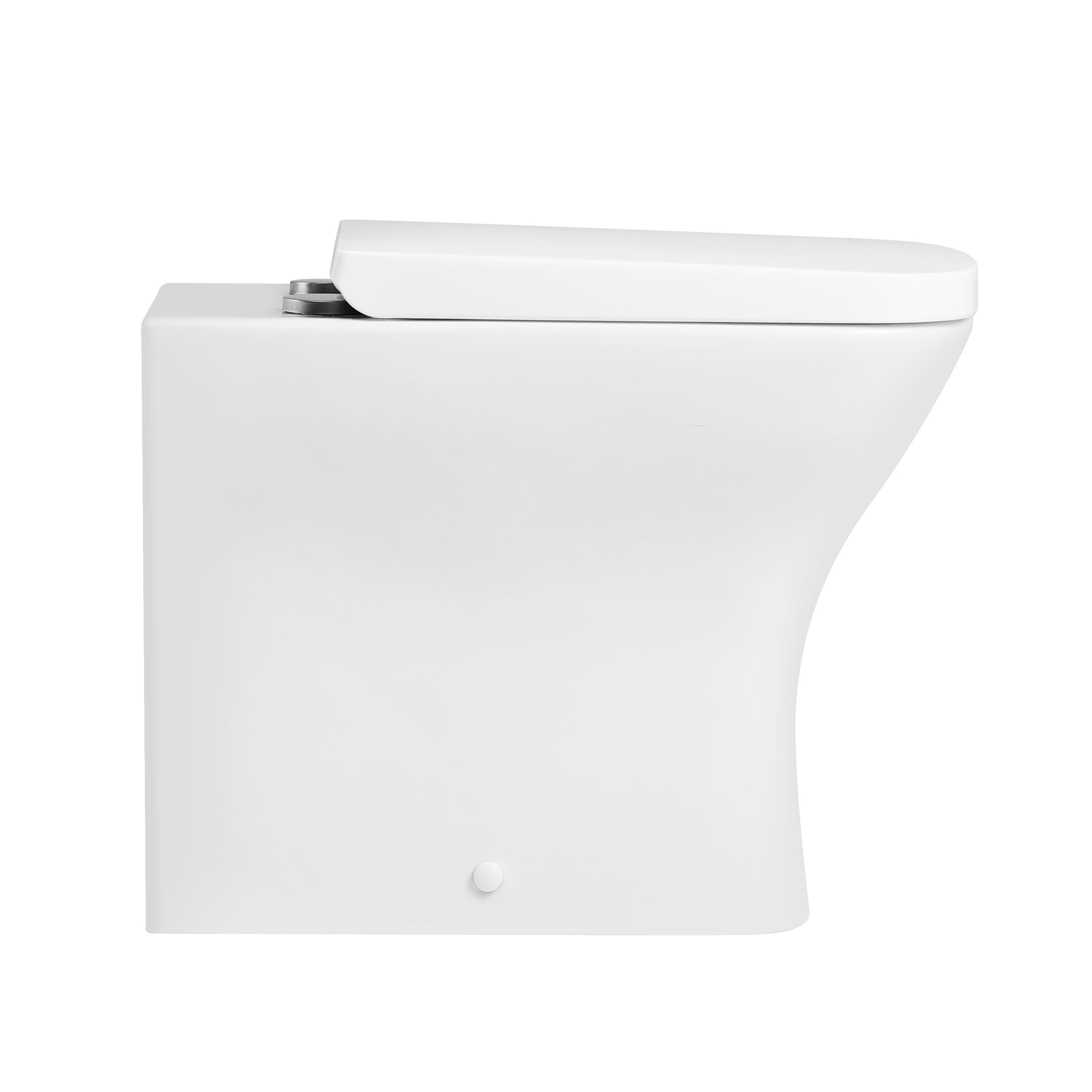 Venice Rimless Back to wall Toilet With Soft Close Seat Options & fixing Kit - White