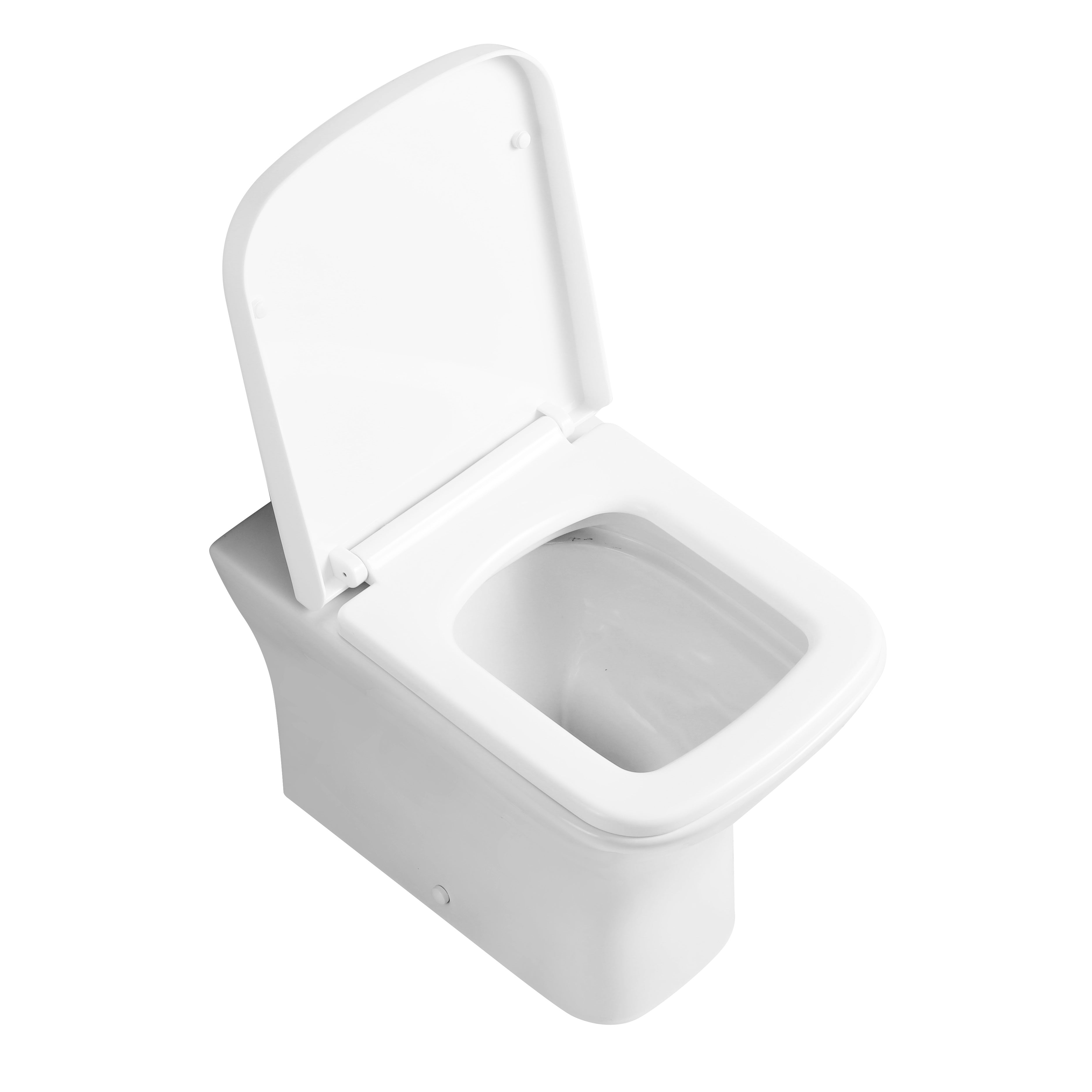 Venice Rimless Back to wall Toilet With Soft Close Seat Options & fixing Kit - White