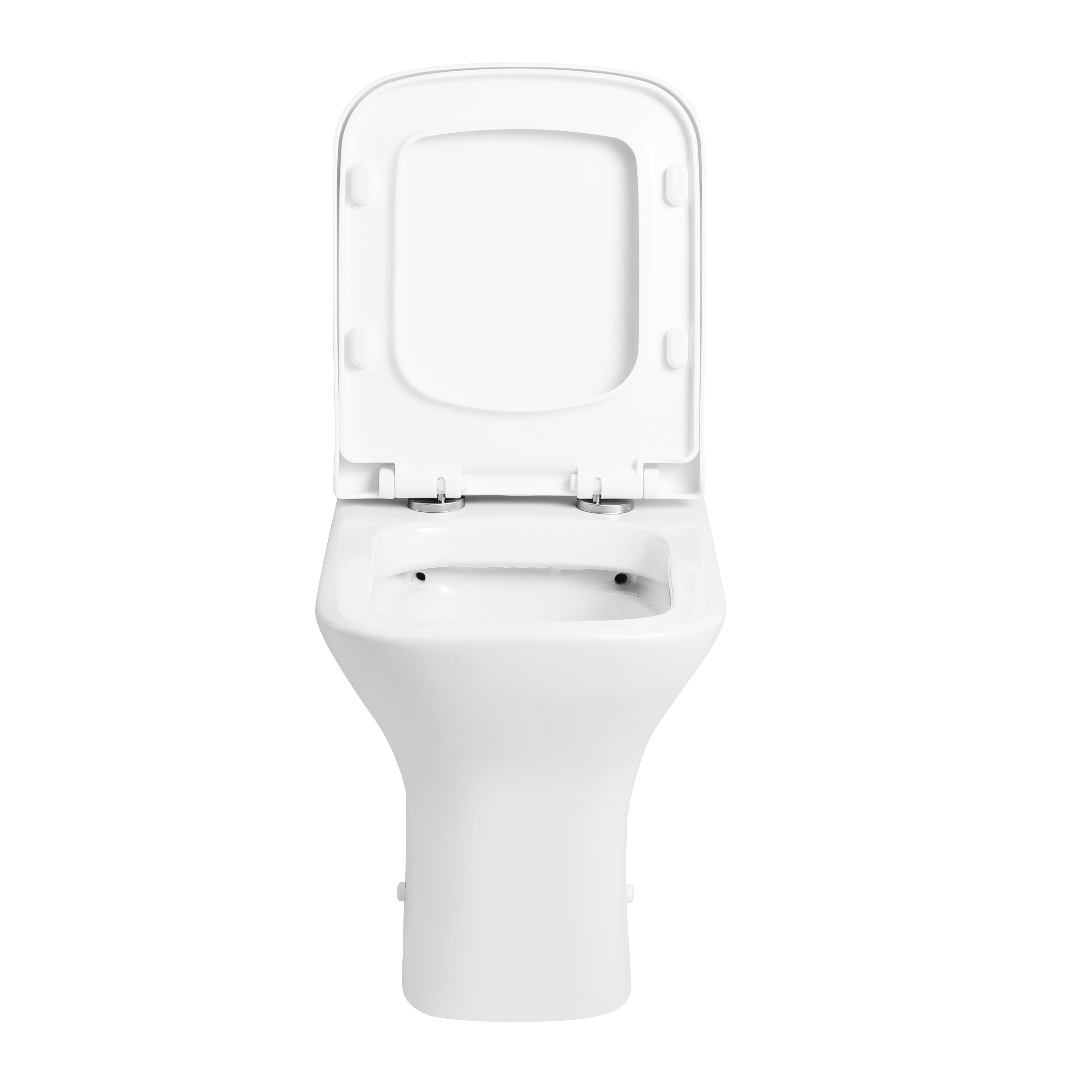 Venice Rimless Back to wall Toilet With Soft Close Seat Options & fixing Kit - White