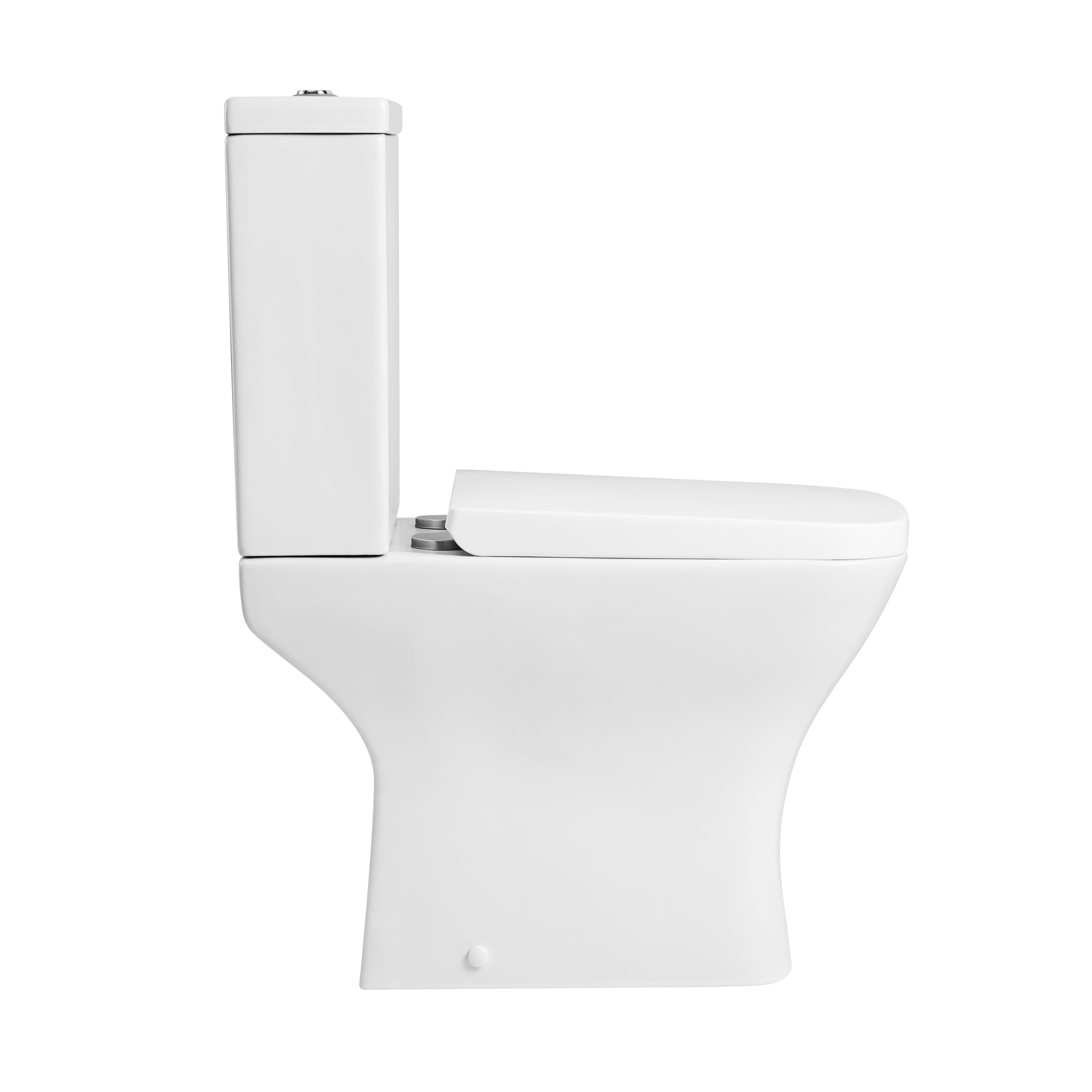 Venice Close Coupled Toilet with Cistern & Soft Close Seat Options - White