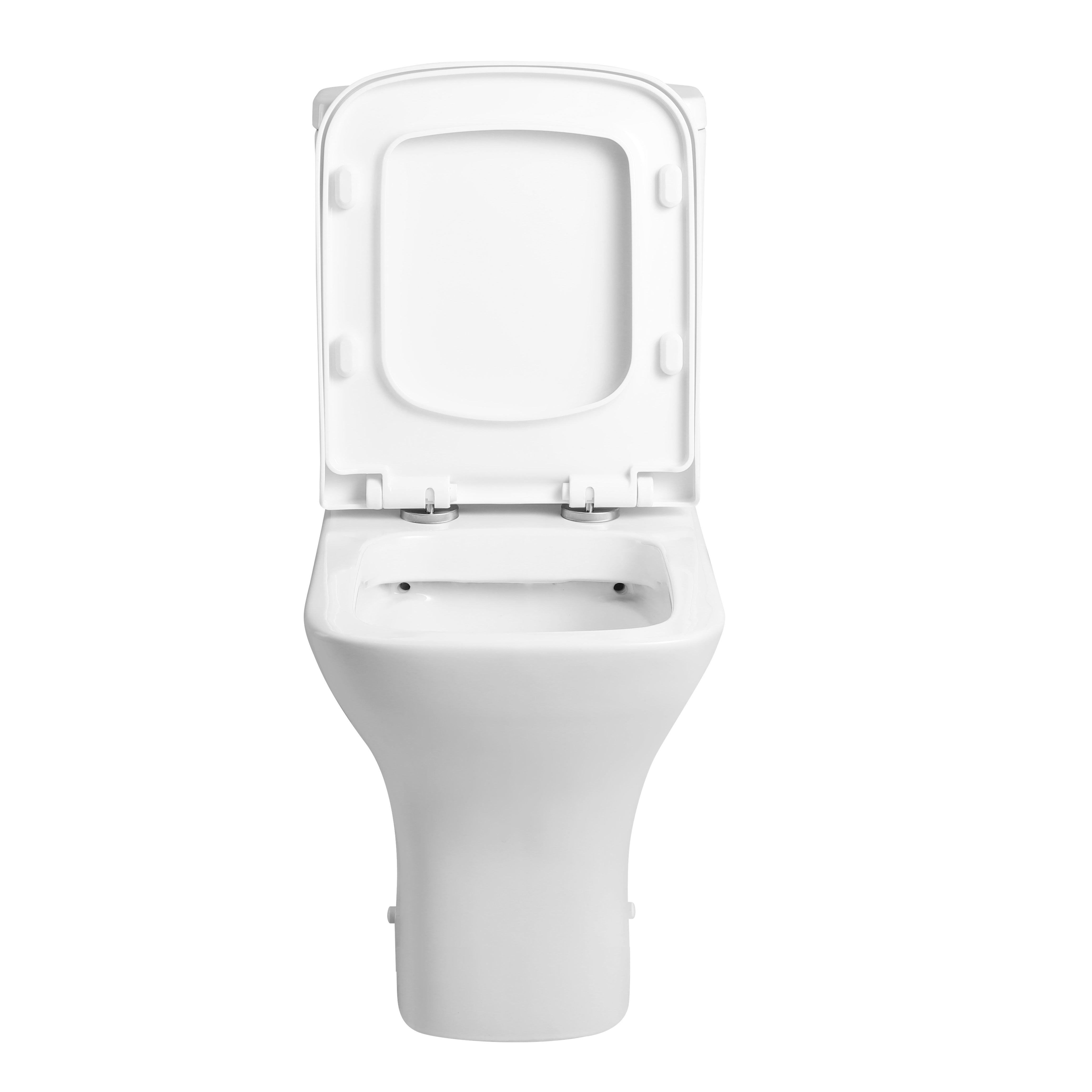 Venice Corner Close Coupled Toilet with Cistern & Soft Close Seat Options - White