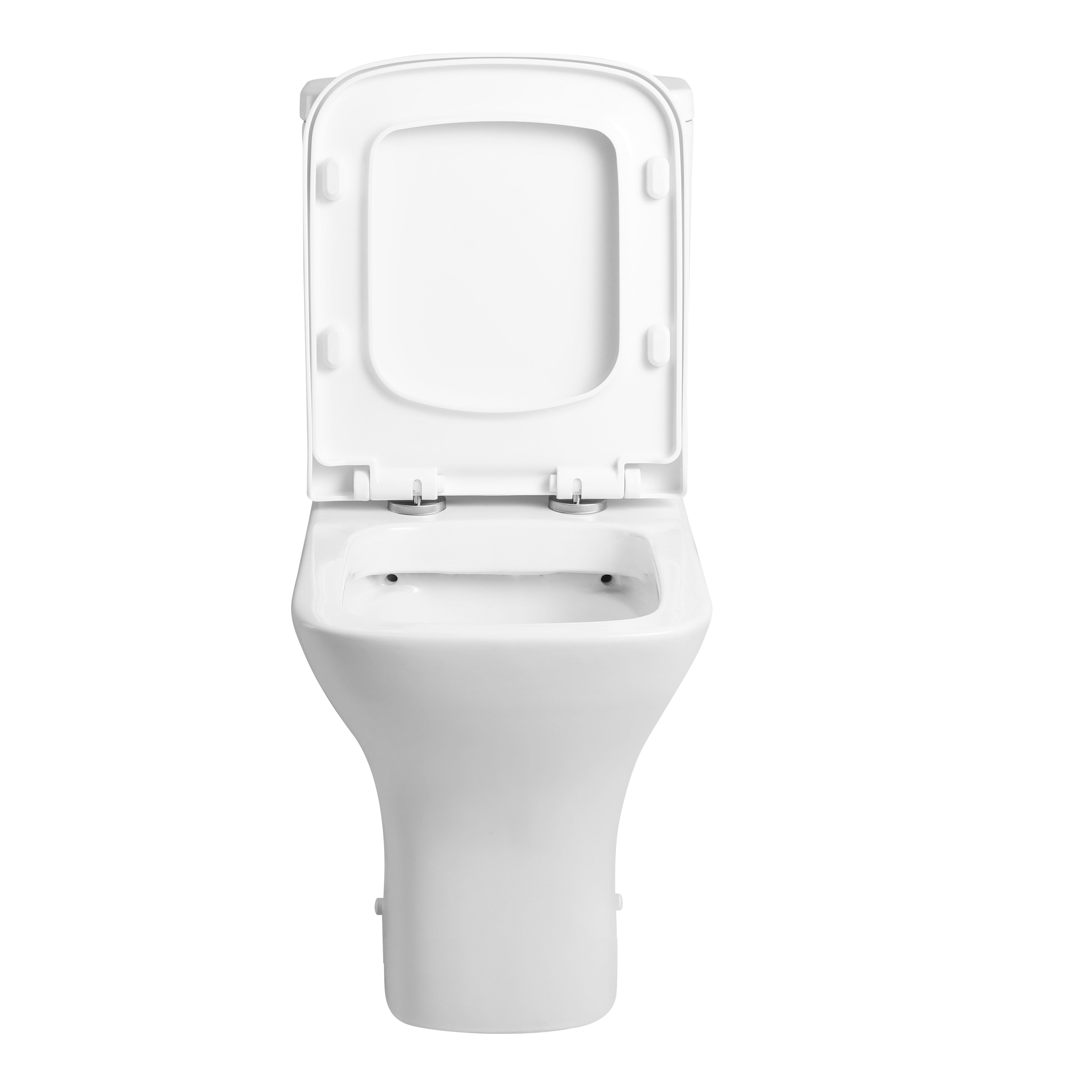 Venice Corner Close Coupled Toilet with Cistern & Soft Close Seat Options - White