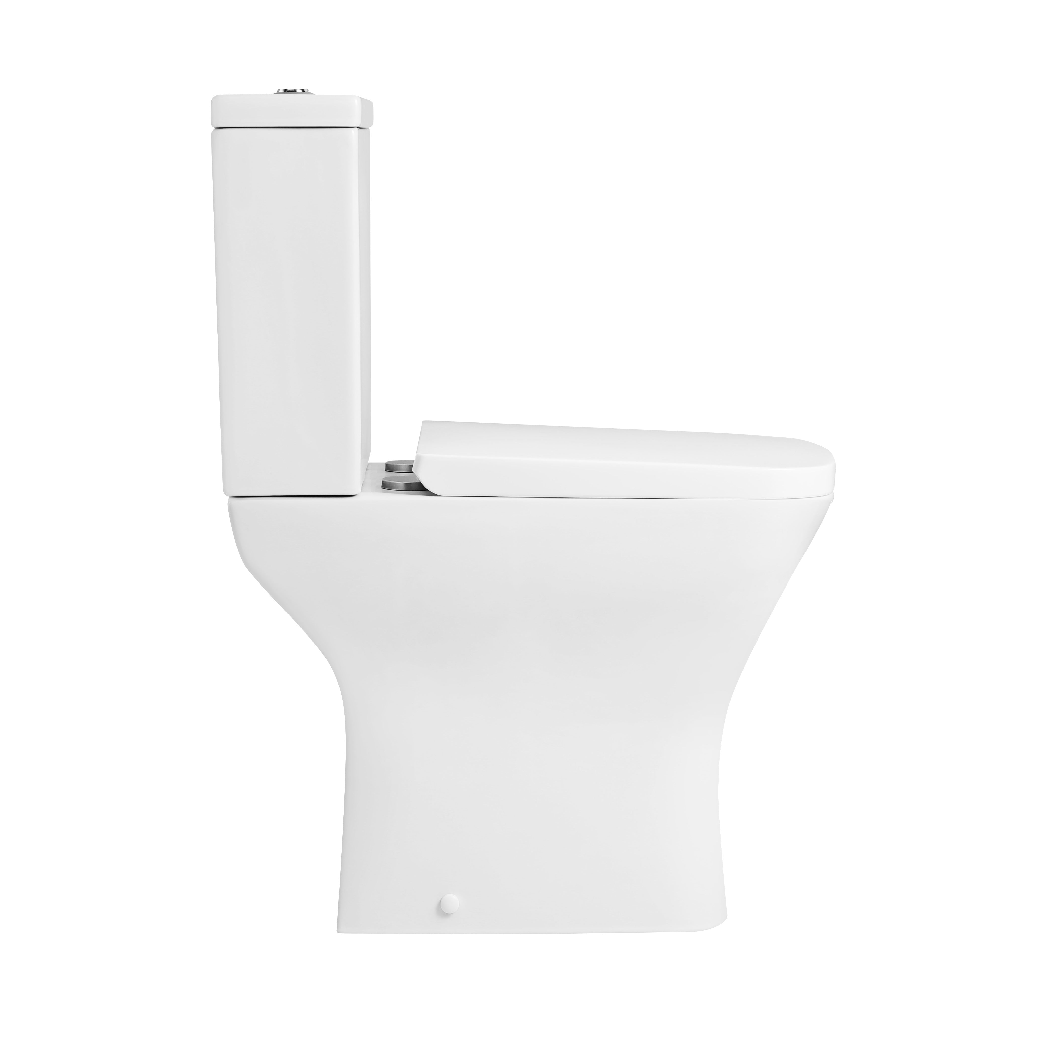Venice Comfort Height Close Coupled Toilet with Cistern & Soft Close Seat Options - White