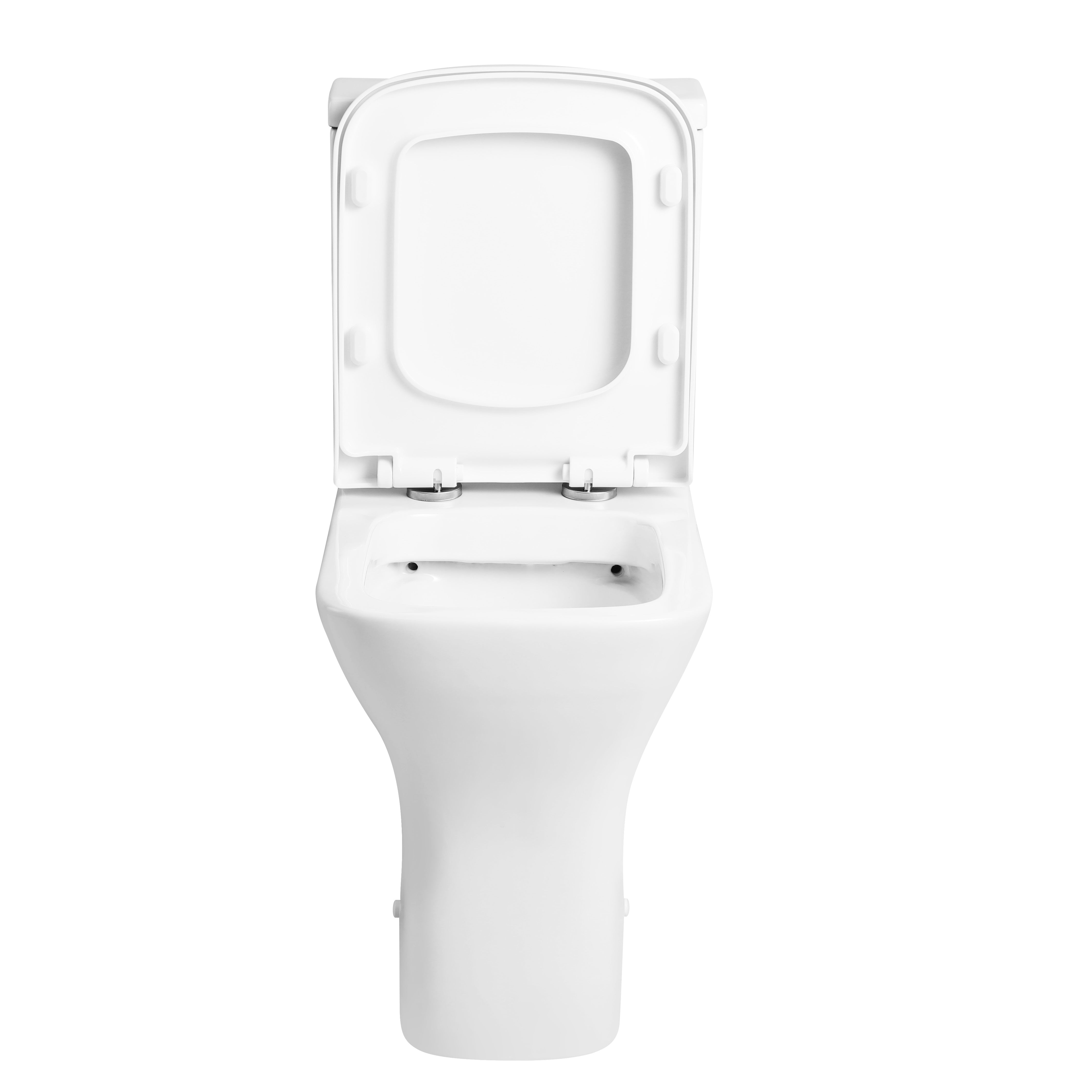 Venice Comfort Height Close Coupled Toilet with Cistern & Soft Close Seat Options - White