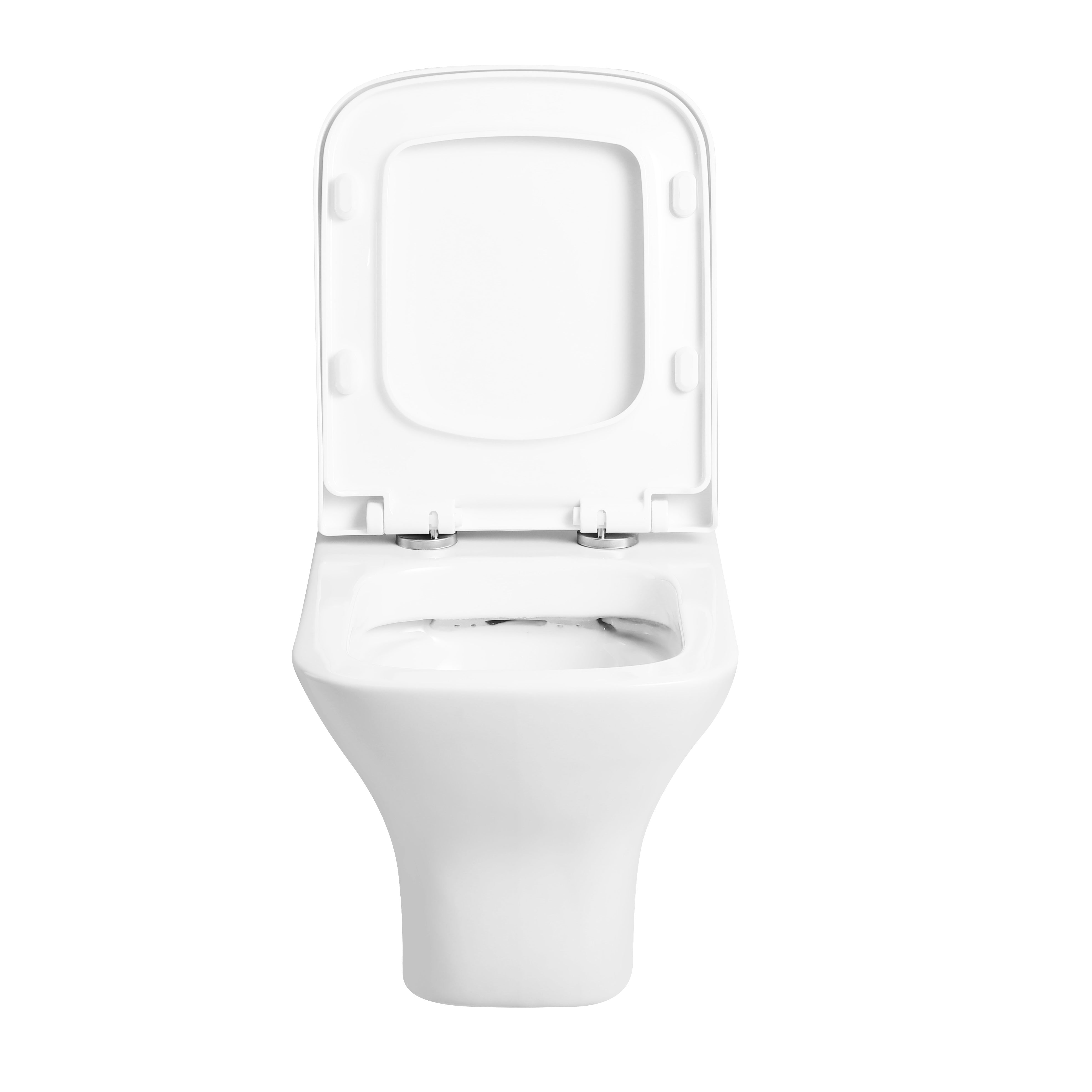 Venice Rimless Wall Hung Toilet with Soft Close Seat Options - White