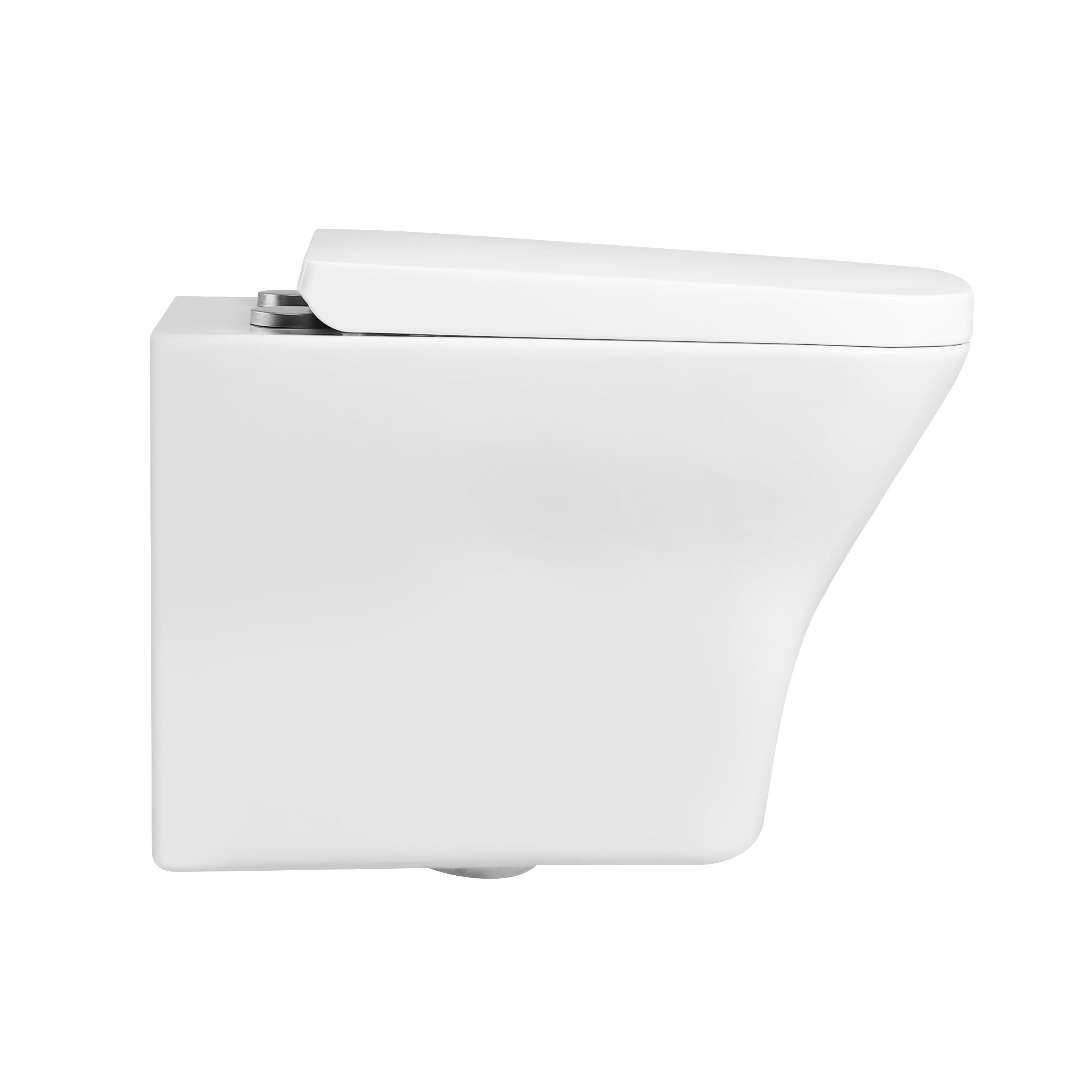 Venice Rimless Wall Hung Toilet with Soft Close Seat Options - White