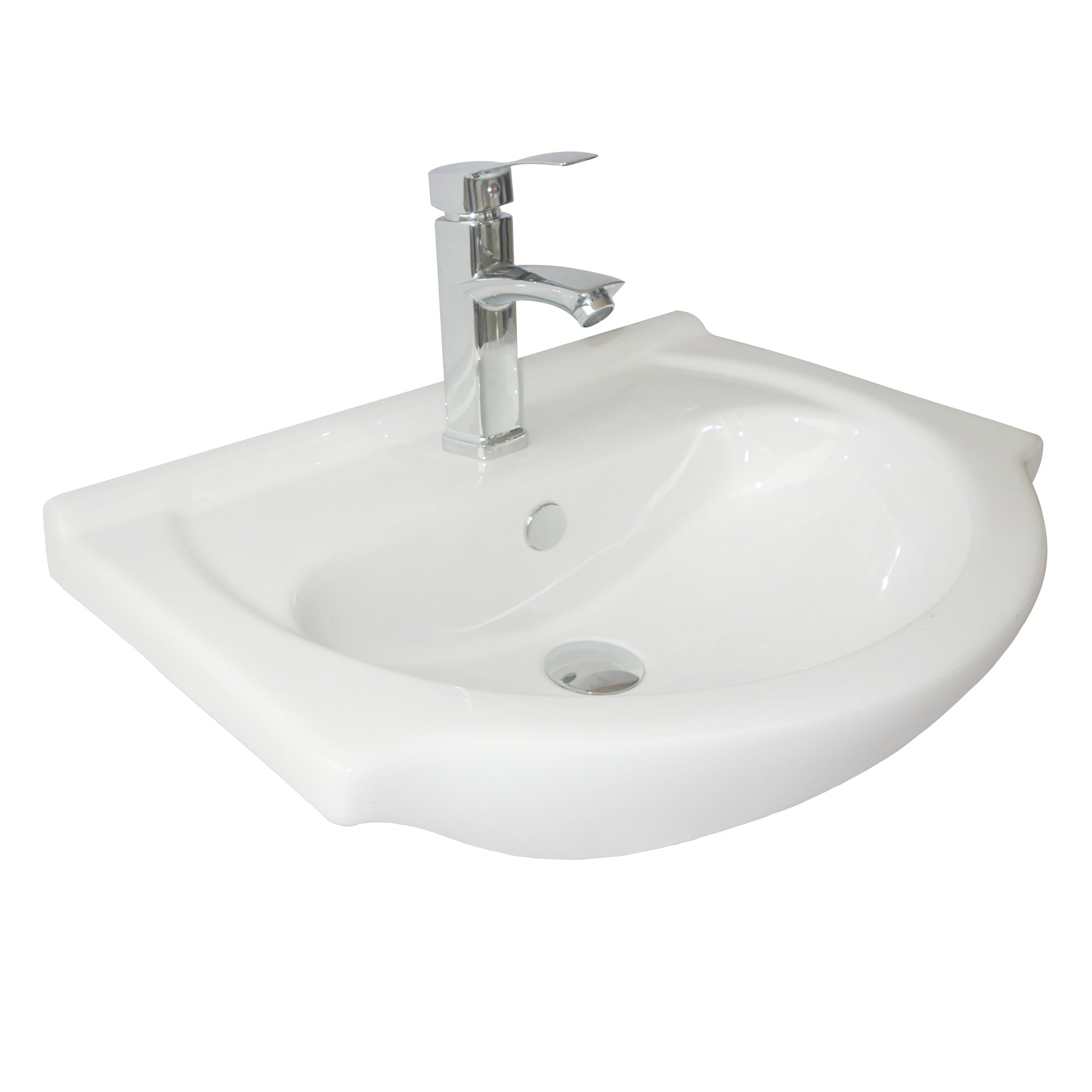 Linx Floorstanding Vanity Unit with Basin - Gloss White