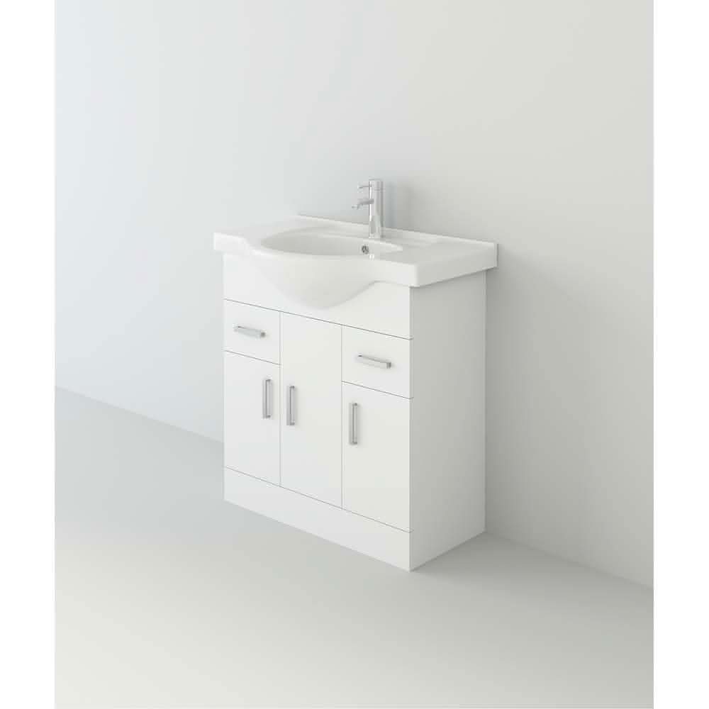 Linx 1 Door Floorstanding Vanity Unit With Basin 1 Tap Hole