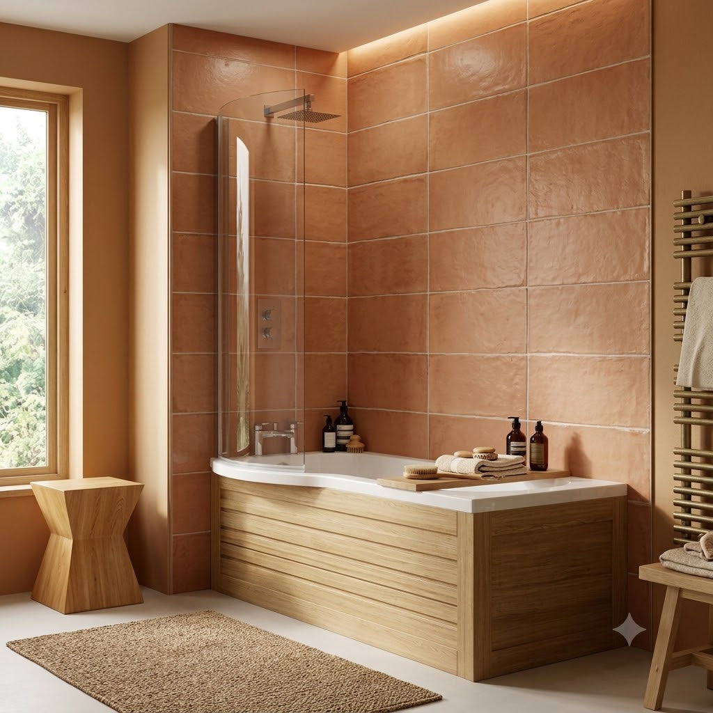 Virello Rectangular End Bath Panel - White