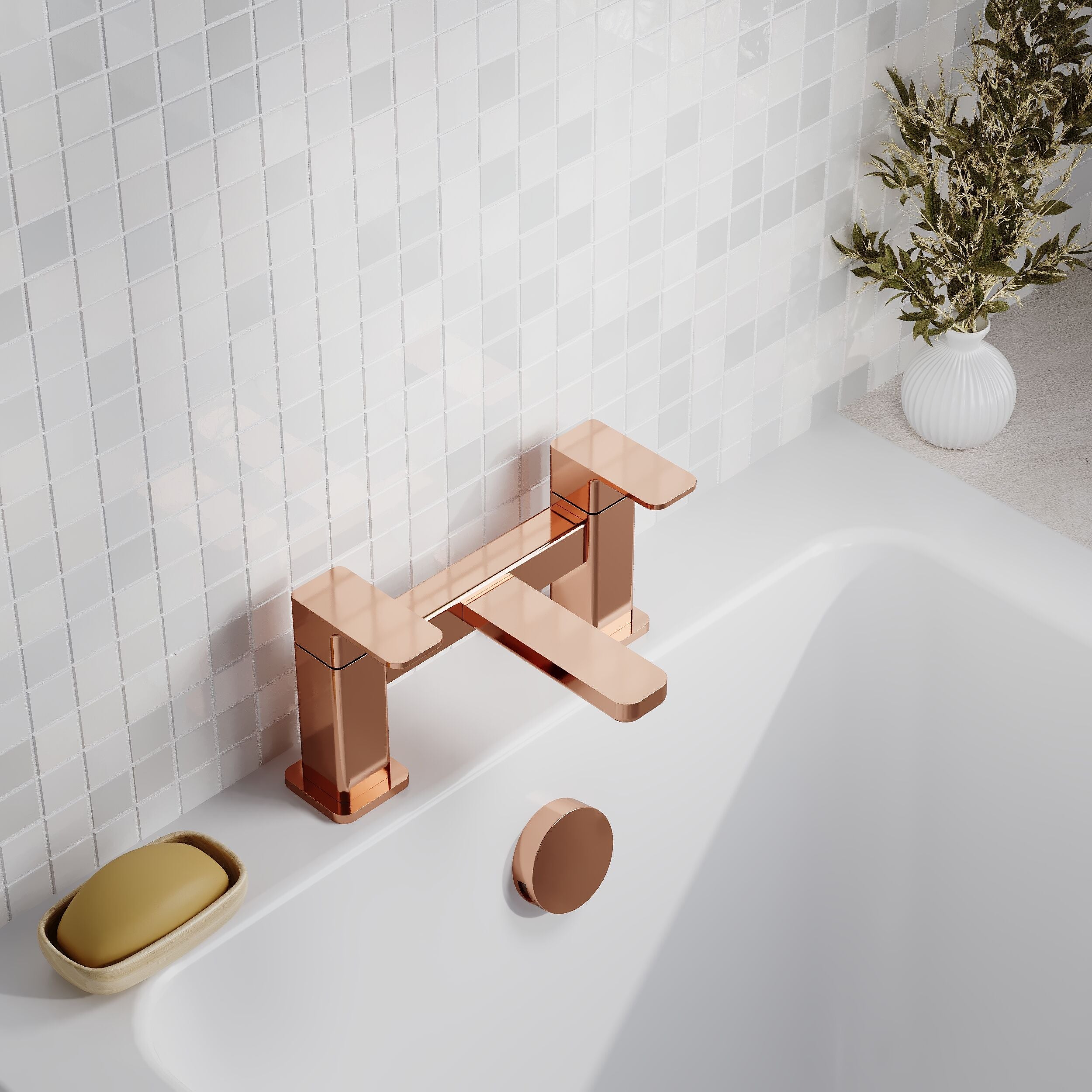 Sterling Deck Mounted Bath Filler Tap