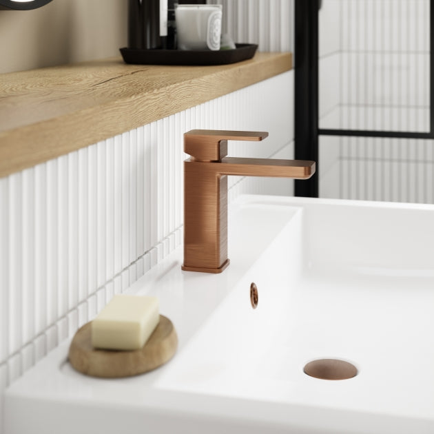 Sterling Mono Basin Mixer Tap With Push Button Waste