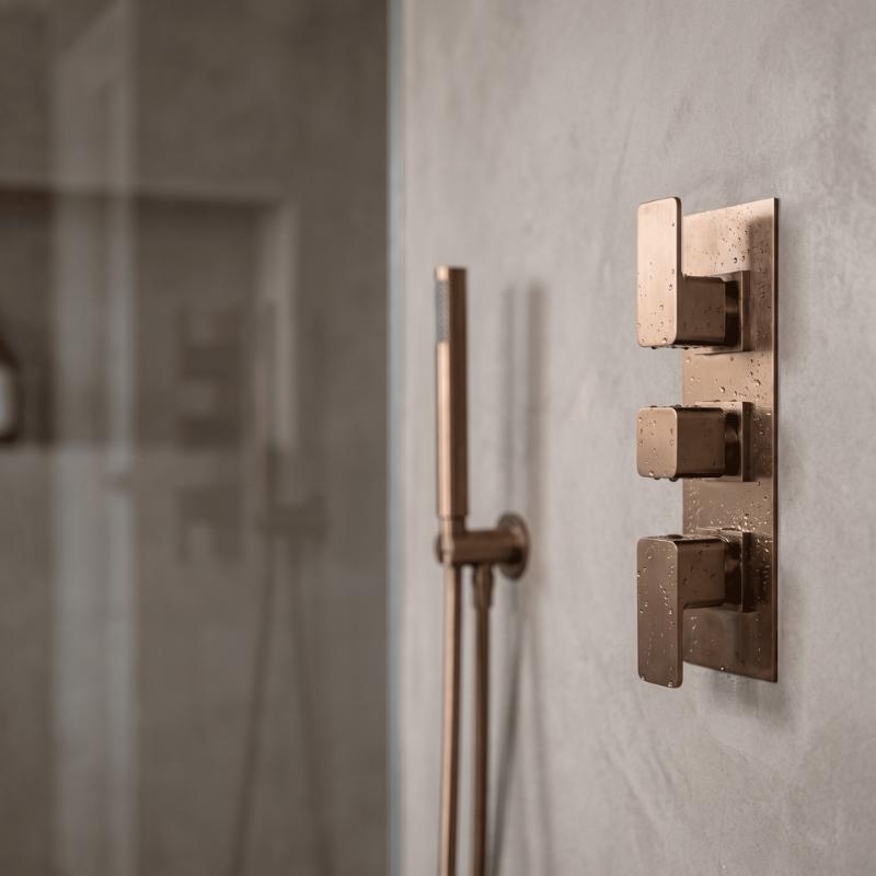 Sterling Thermostatic 3 Outlet Concealed Shower Valve With Diverter