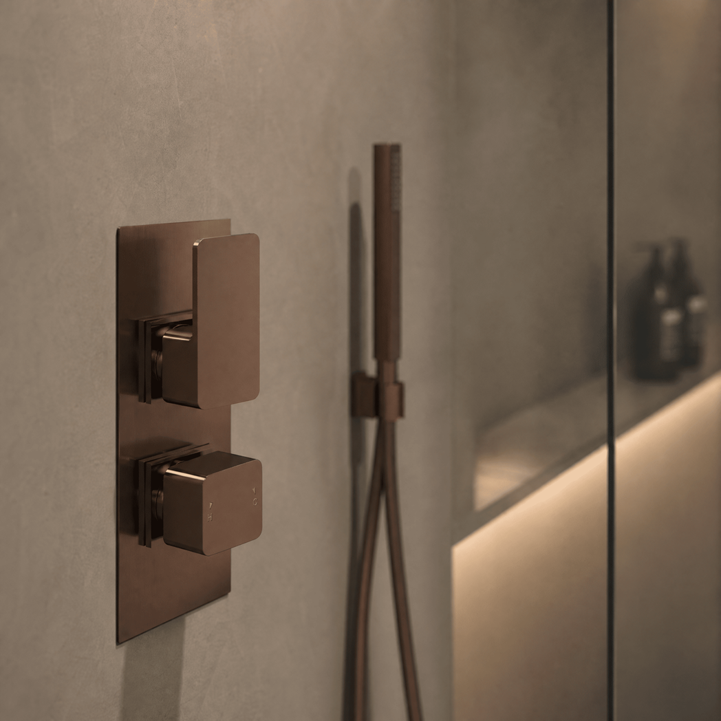 Sterling Thermostatic 2 Outlet Concealed Shower Valve With Diverter