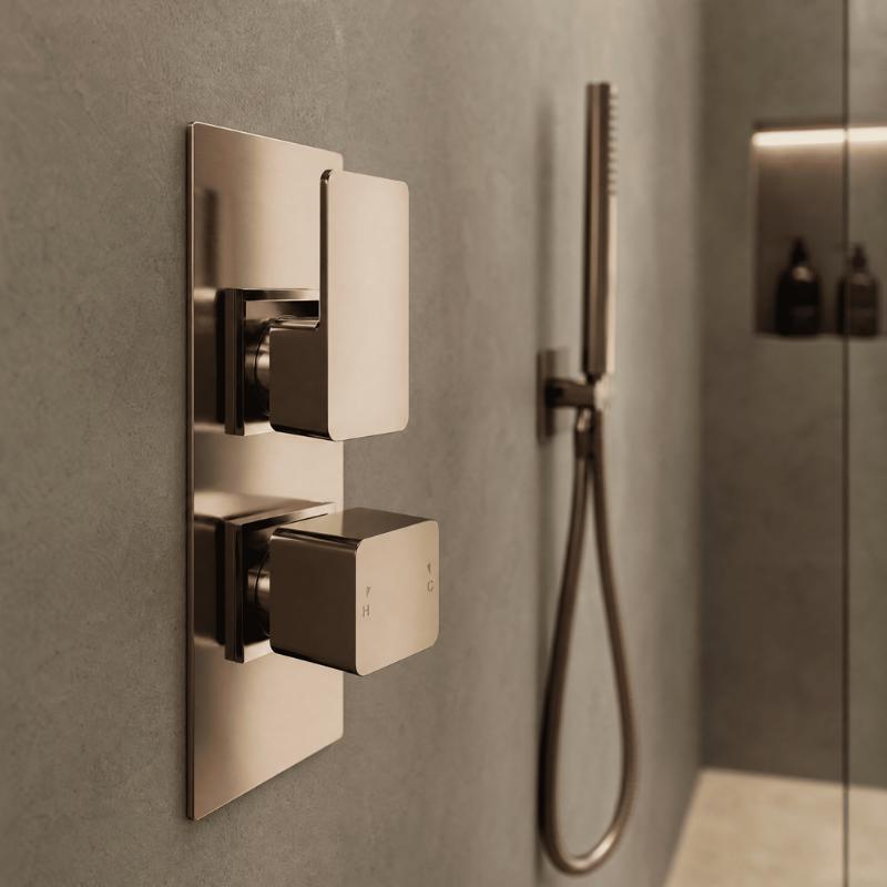 Sterling Thermostatic 2 Outlet Concealed Shower Valve With Diverter