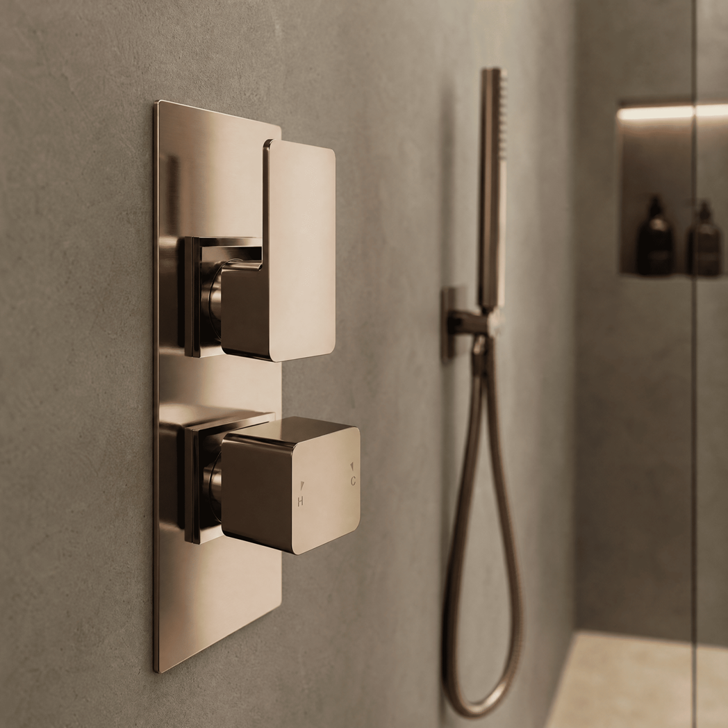 Sterling Thermostatic 2 Outlet Concealed Shower Valve With Diverter