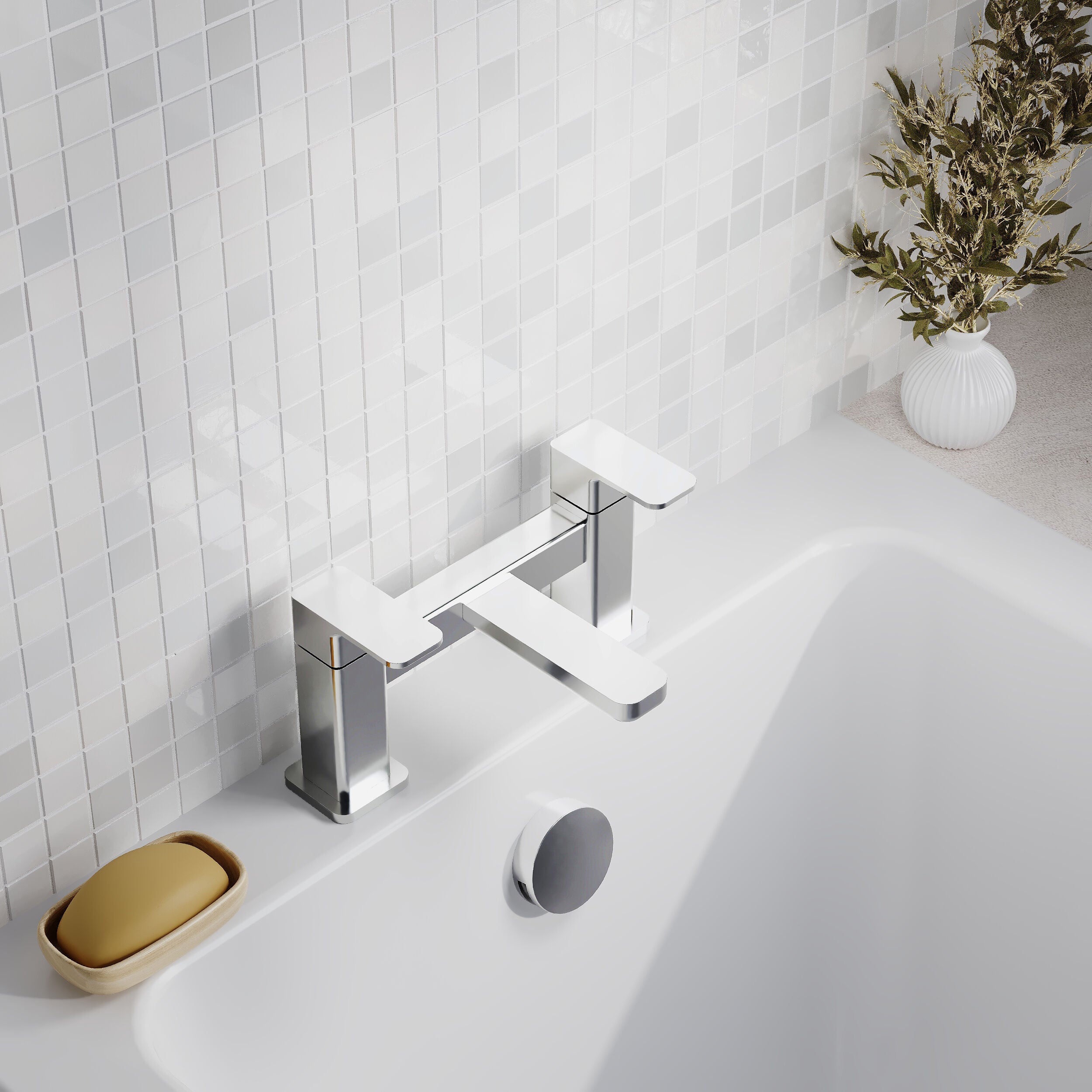 Sterling Deck Mounted Bath Filler Tap