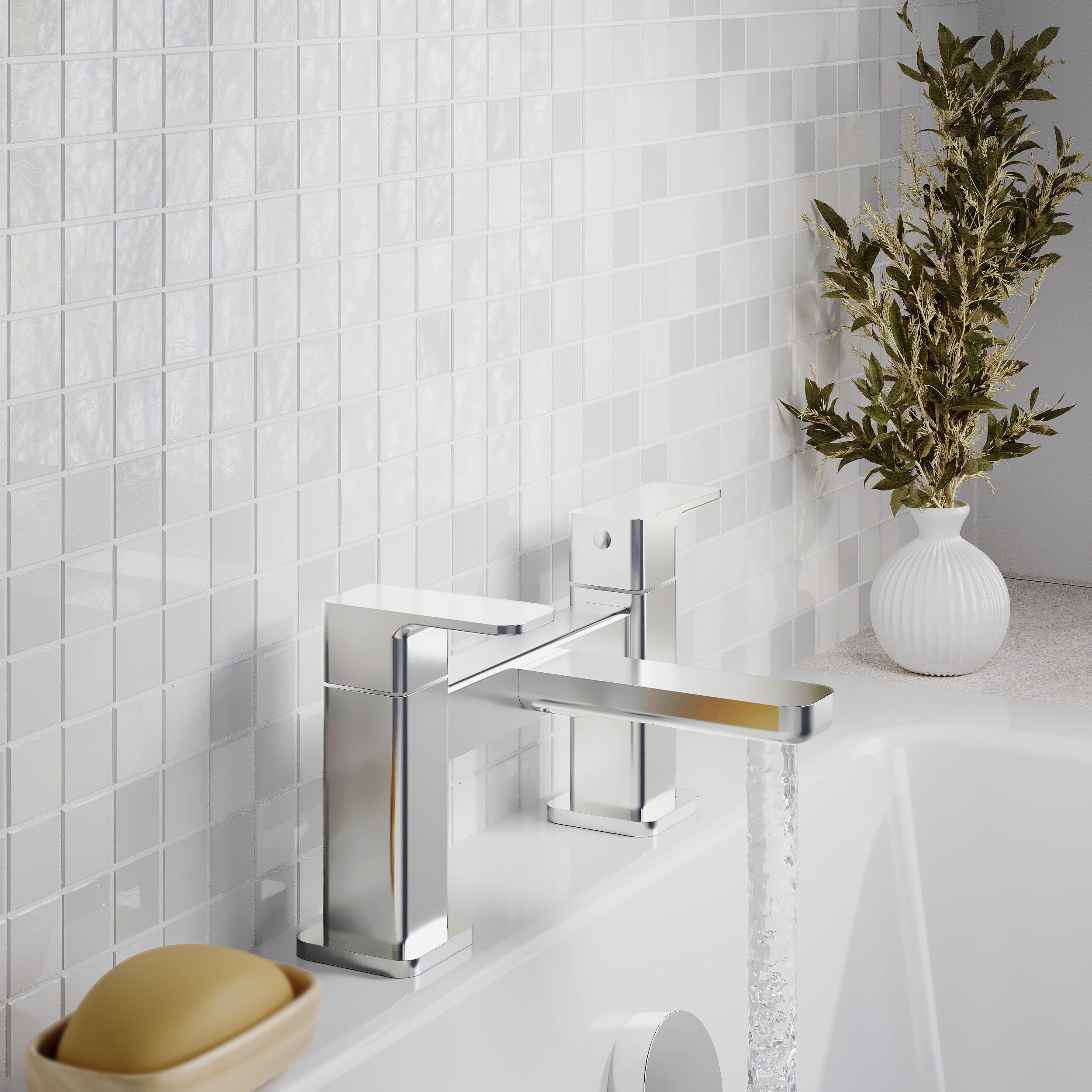 Sterling Deck Mounted Bath Filler Tap