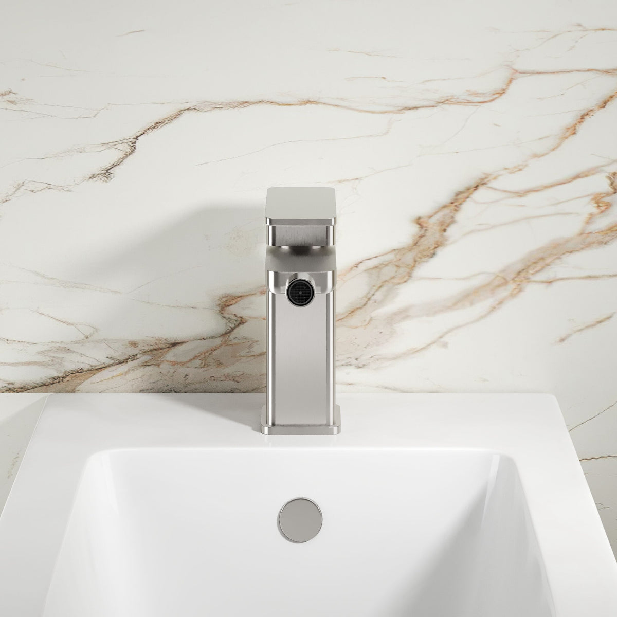 Sterling Mono Bidet Mixer Tap With Pop-up Waste - Chrome