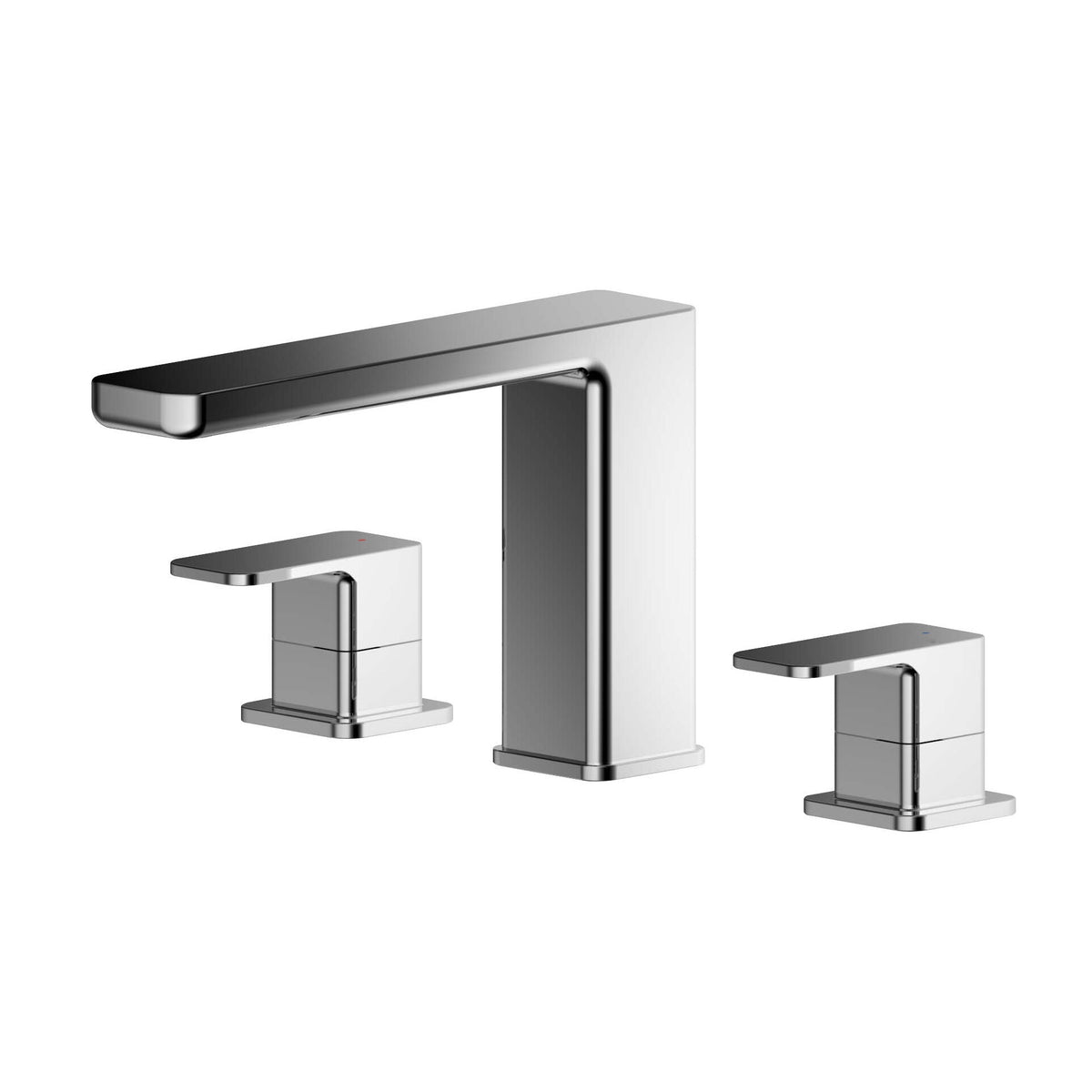 Sterling 3 Hole Deck Mounted Bath Filler Tap - Chrome