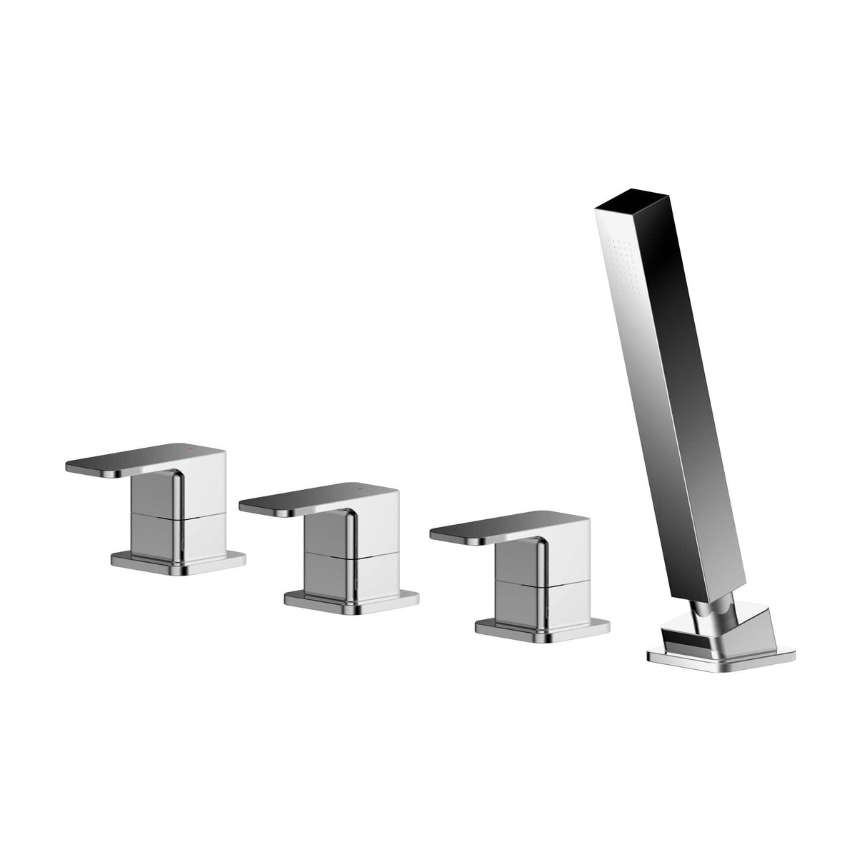 Sterling 4 Hole Deck Mounted Bath Shower Mixer Tap - Chrome