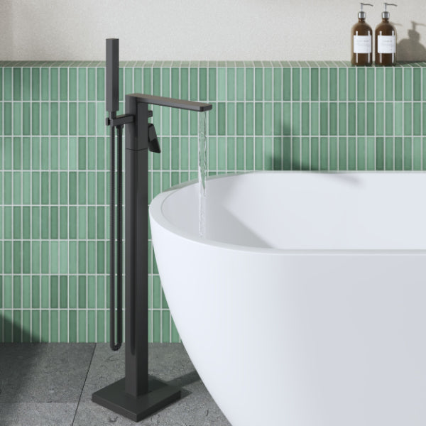 Sterling Floor Mounted Bath Shower Mixer Tap with Handset