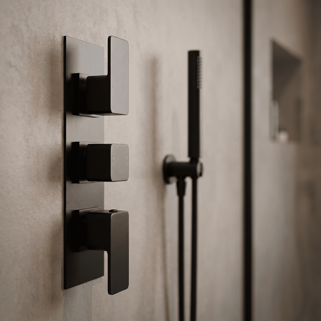 Sterling Thermostatic 3 Outlet Concealed Shower Valve With Diverter