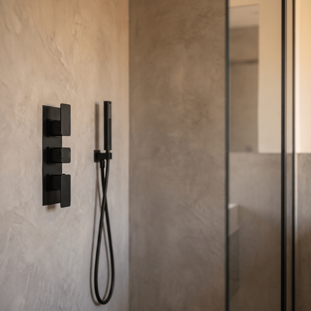 Sterling Thermostatic 3 Outlet Concealed Shower Valve With Diverter