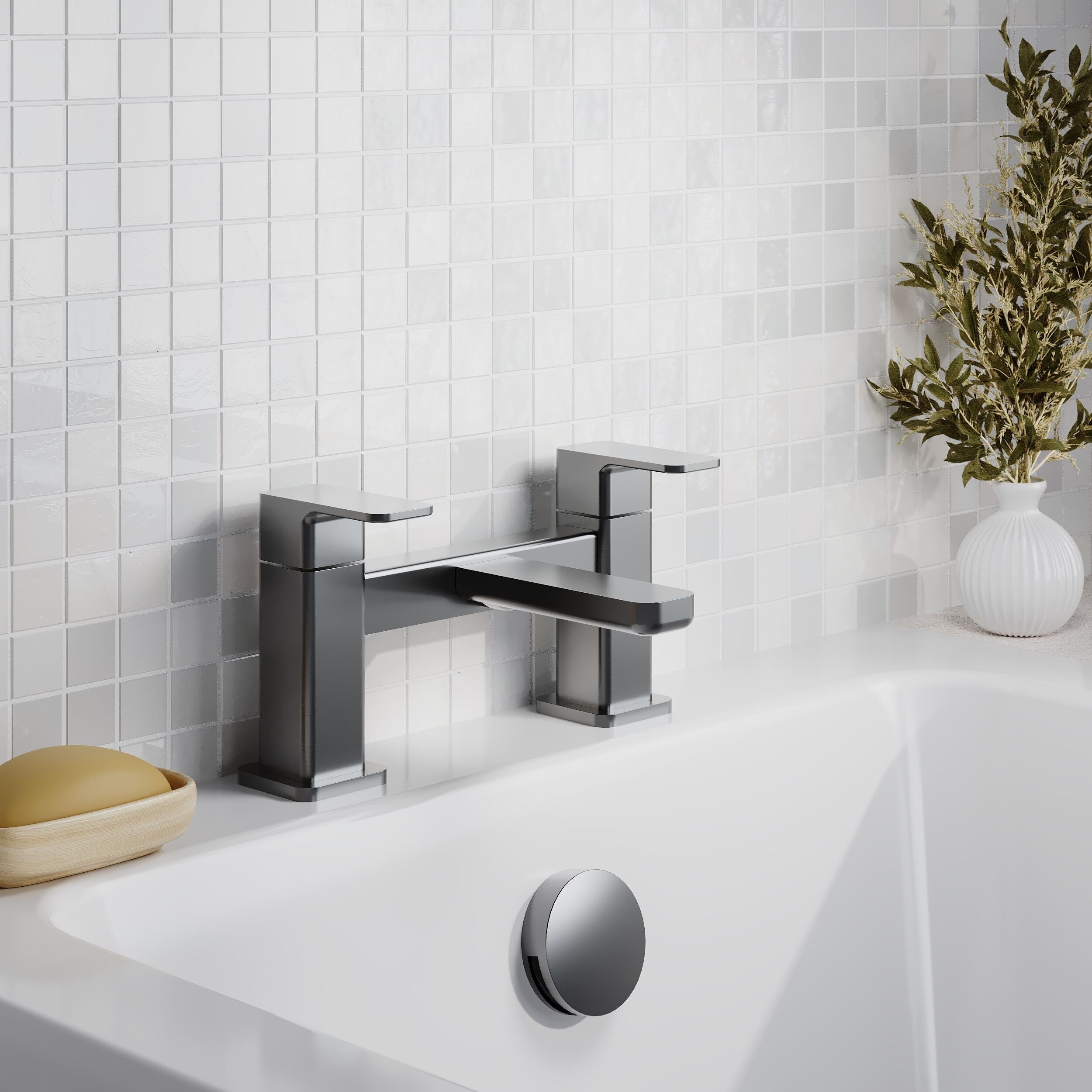 Sterling Deck Mounted Bath Filler Tap