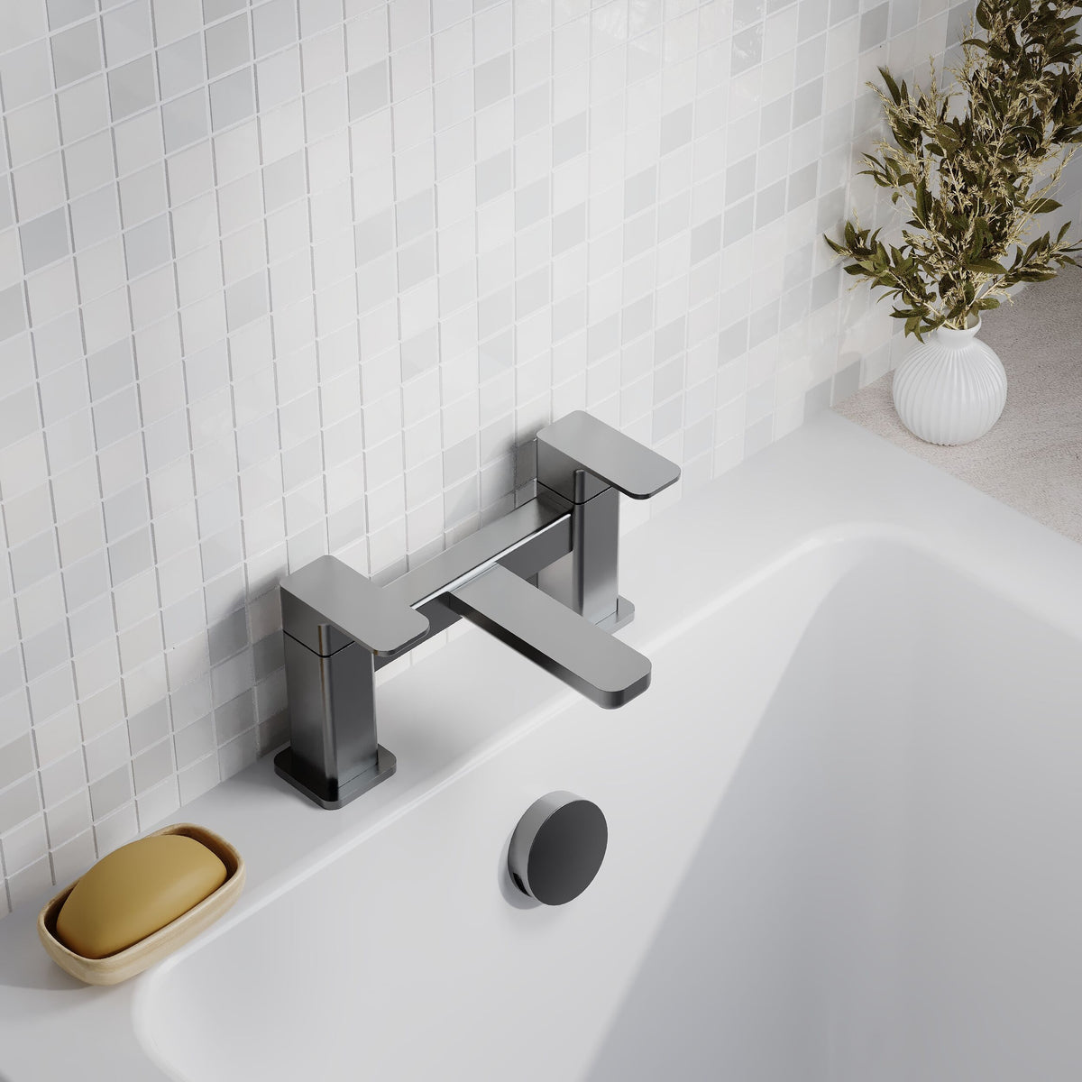 Sterling Deck Mounted Bath Filler Tap