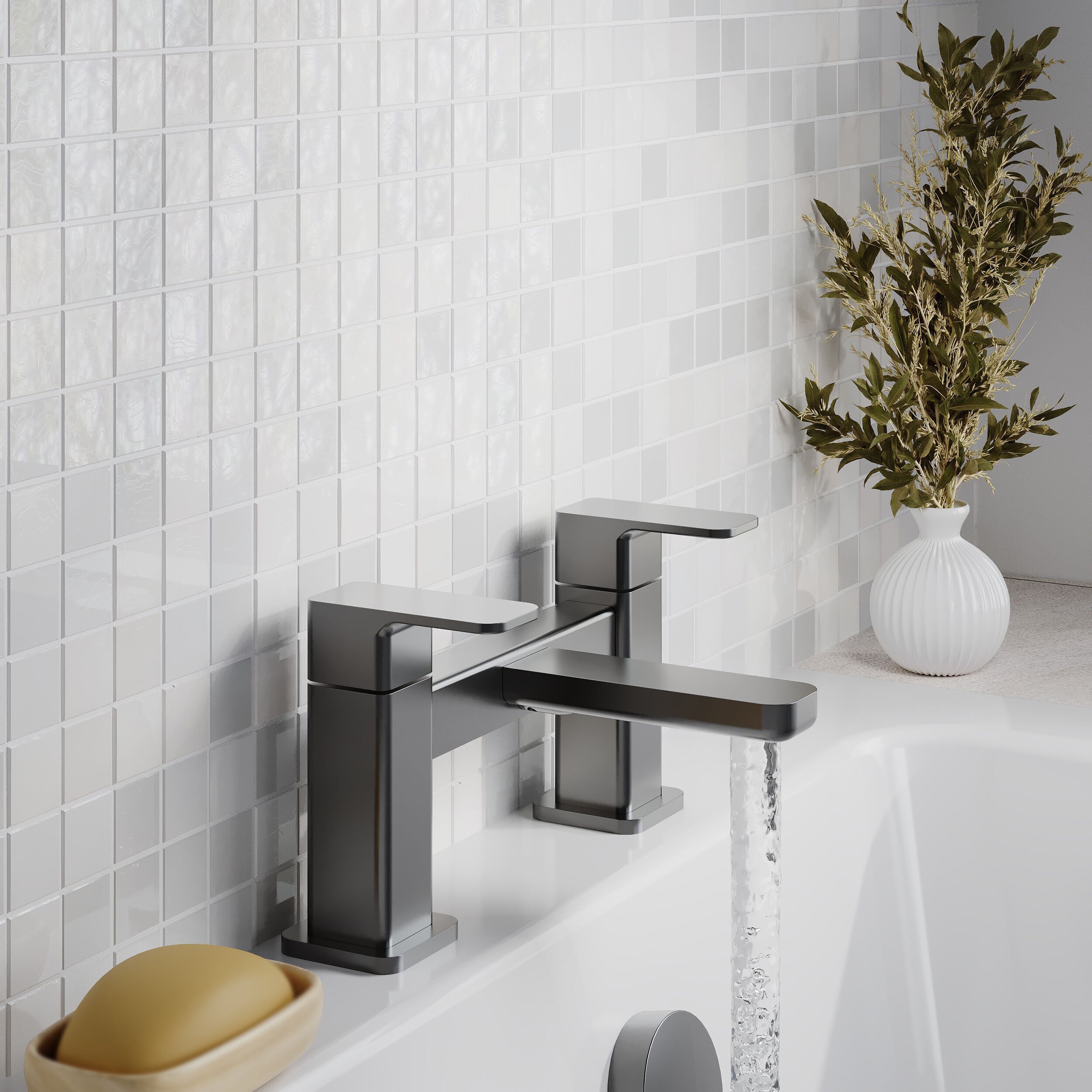 Sterling Deck Mounted Bath Filler Tap