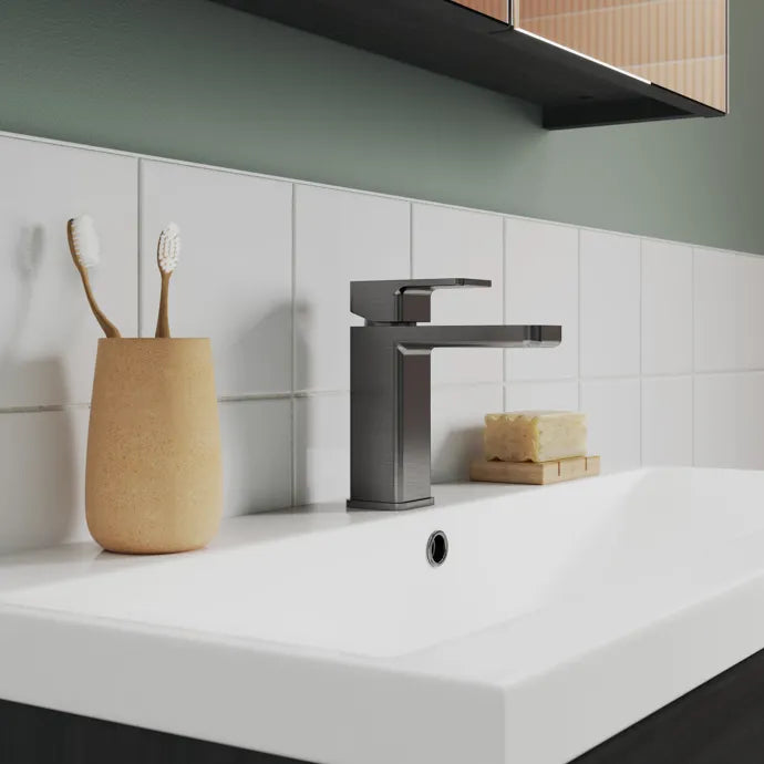 Sterling Mono Basin Mixer Tap With Push Button Waste