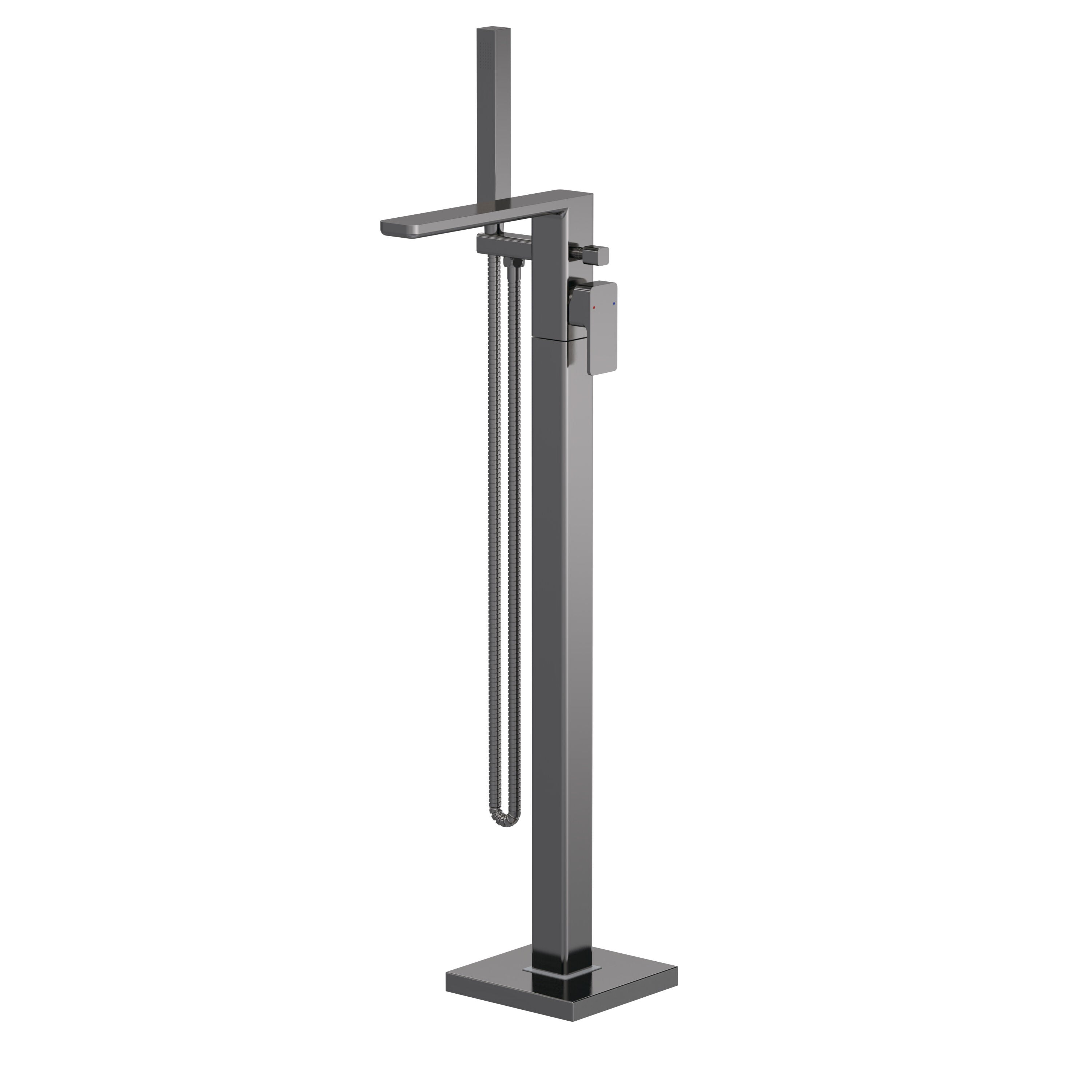 Sterling Floor Mounted Bath Shower Mixer Tap with Handset